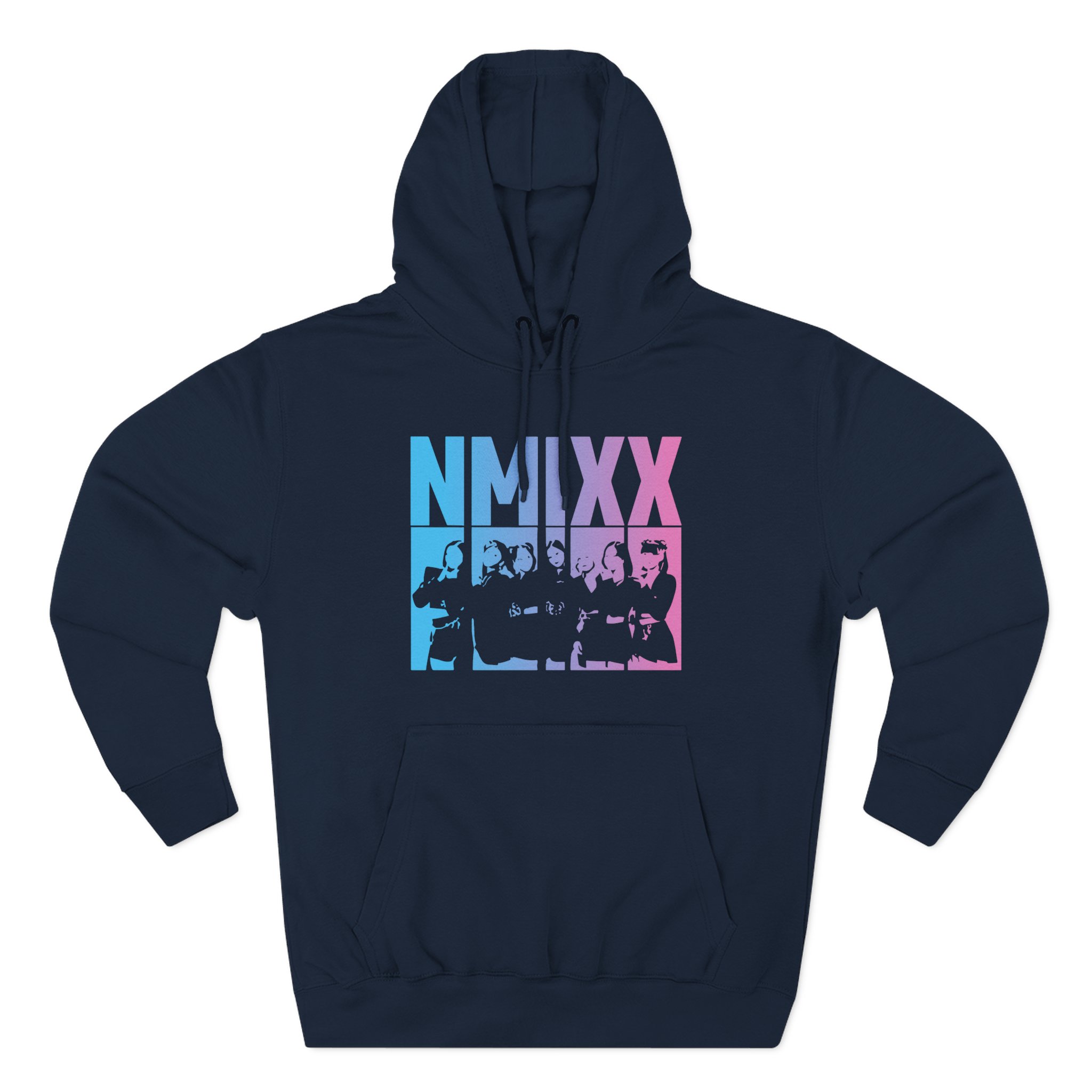 Nmixx Three-Panel Fleece Hoodie
