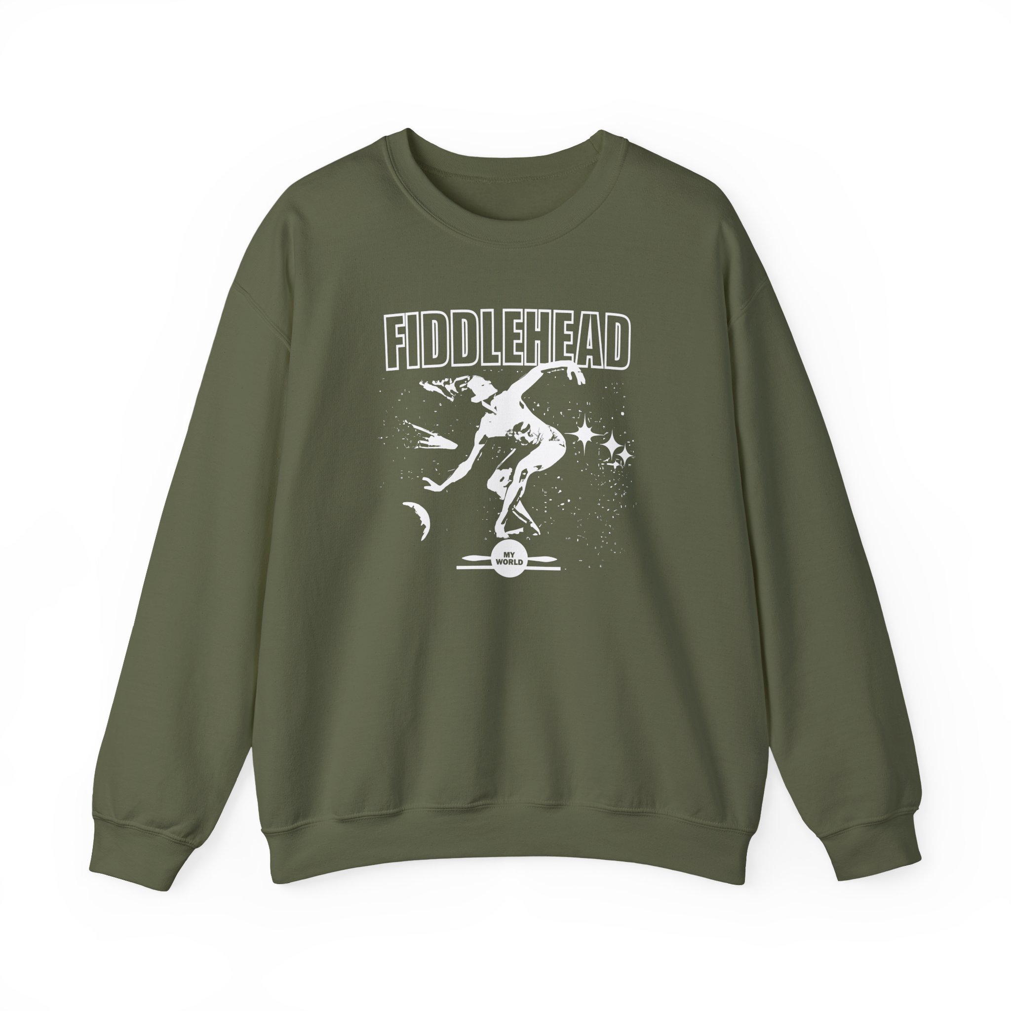 Fiddlehead My World Unisex Heavy Blendâ„¢ Crewneck Sweatshirt