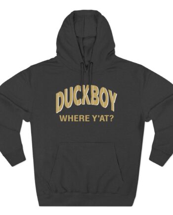 Duckboy Three-Panel Fleece Hoodie