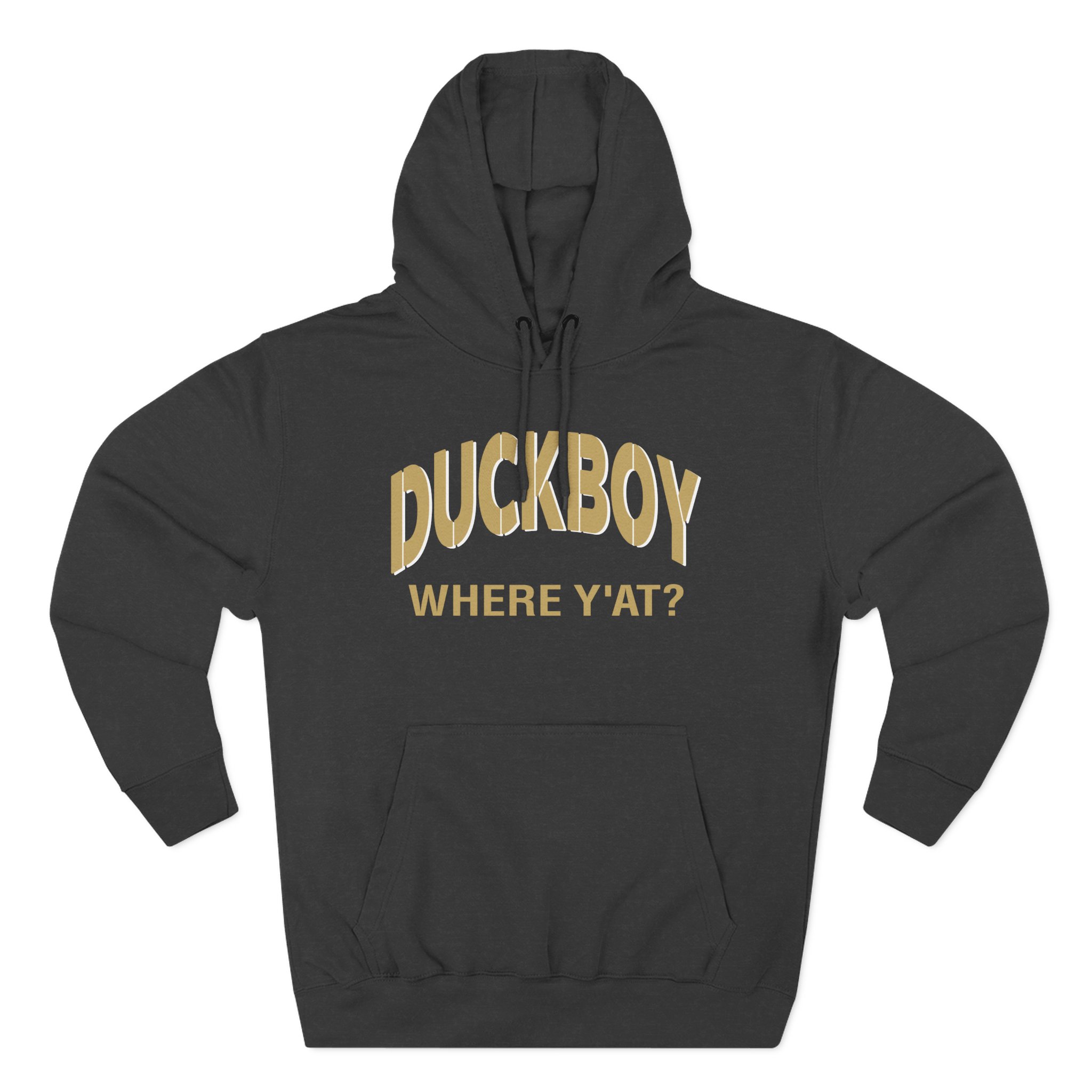 Duckboy Three-Panel Fleece Hoodie