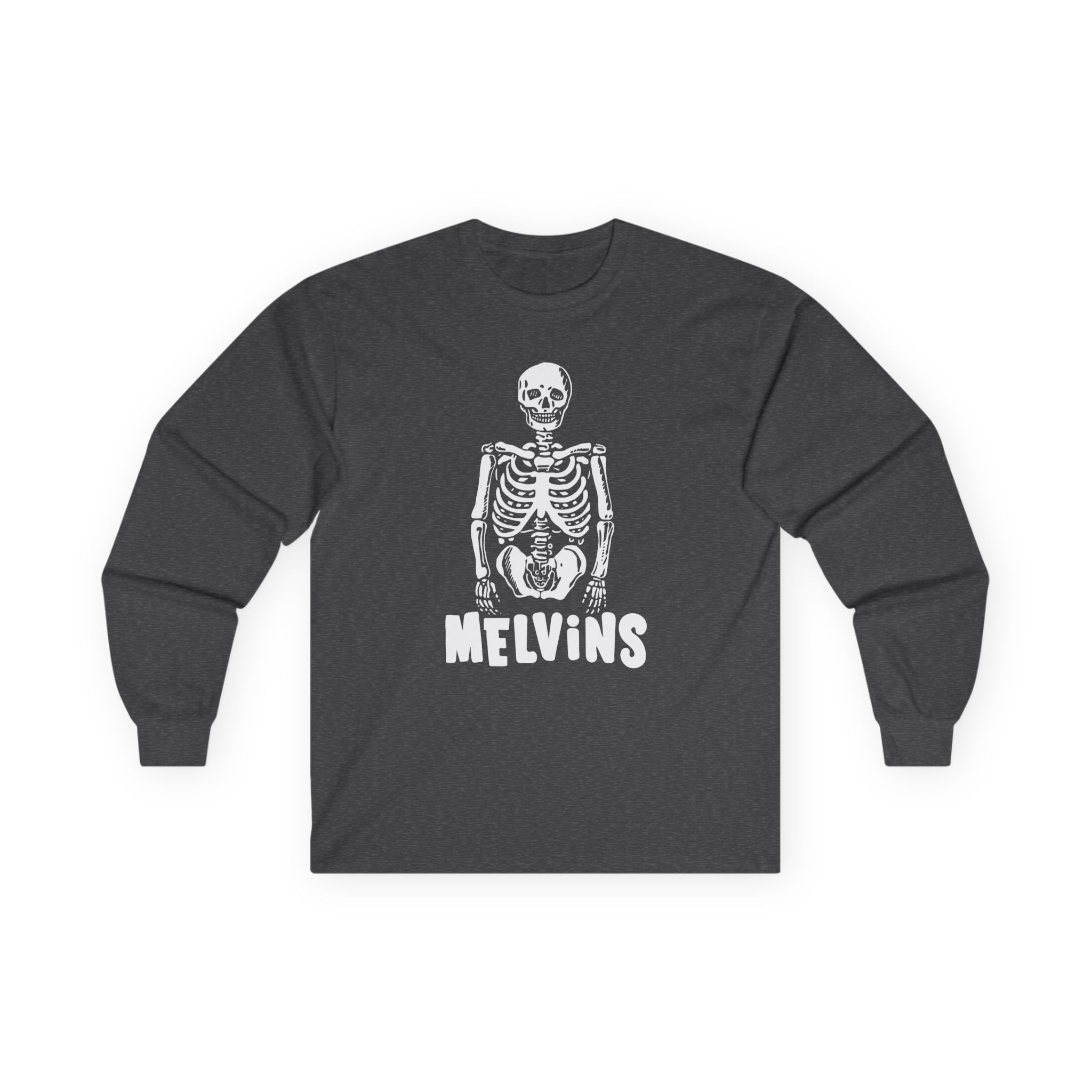Melvins Skeleton Logo Unisex Ultra Cotton Long Sleeve Tee