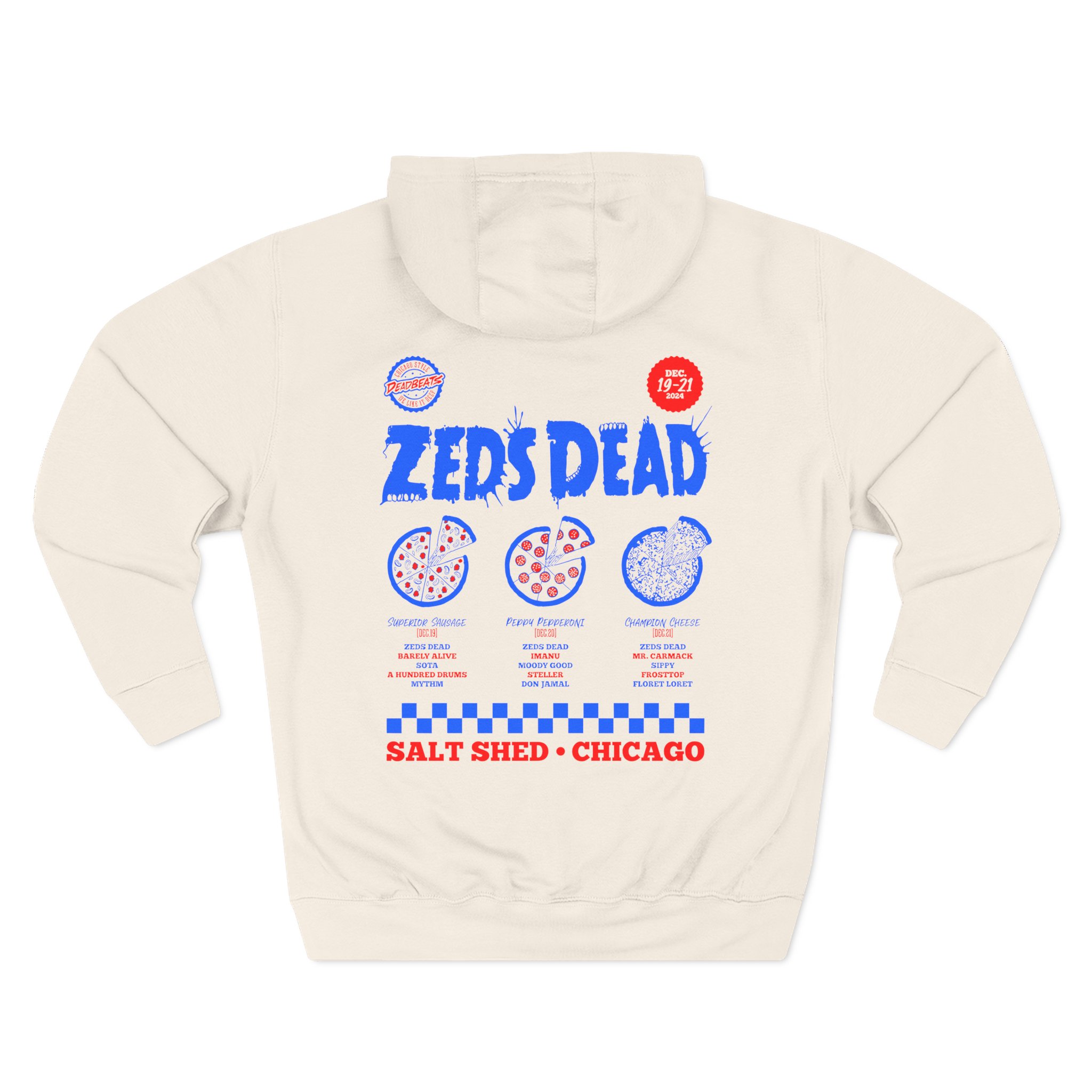 Zeds Dead Three-Panel Fleece Hoodie