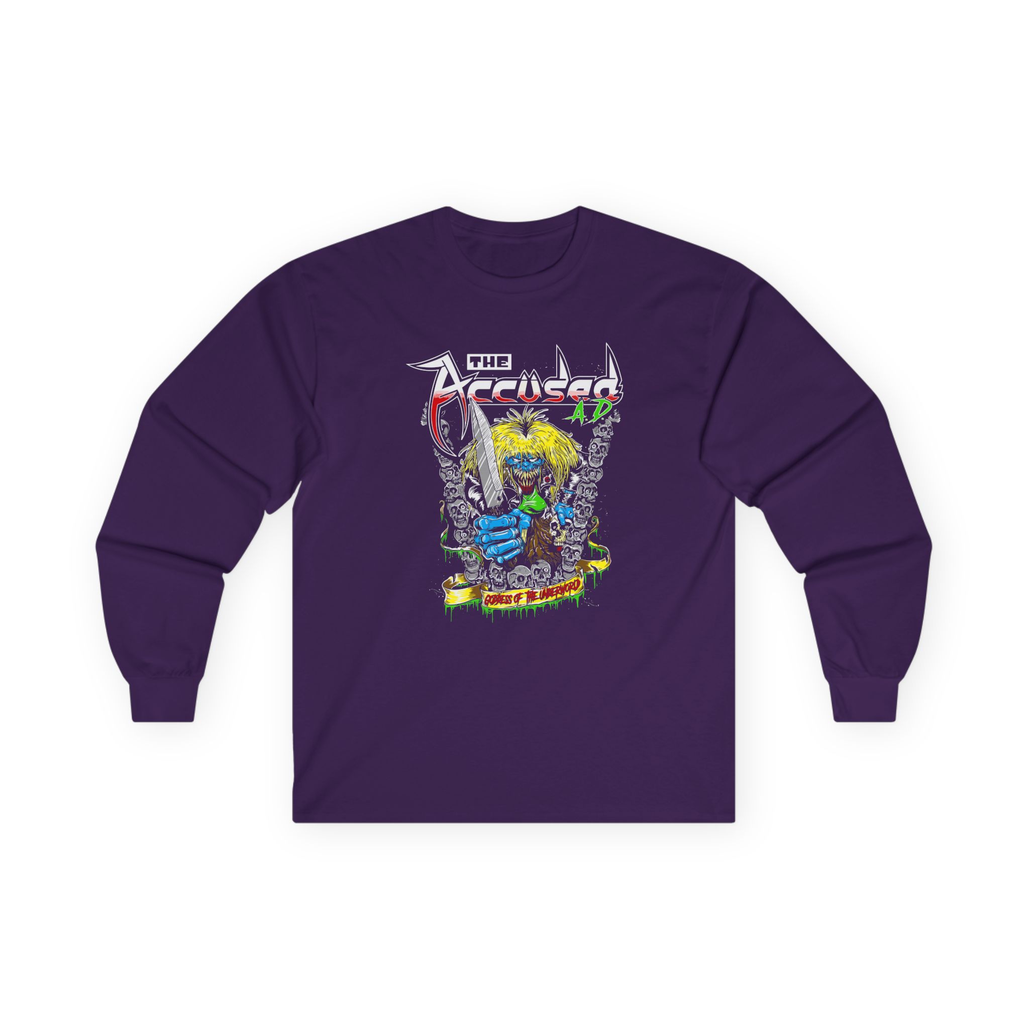 Accused Ad Goddess of the Underworld Unisex Ultra Cotton Long Sleeve Tee