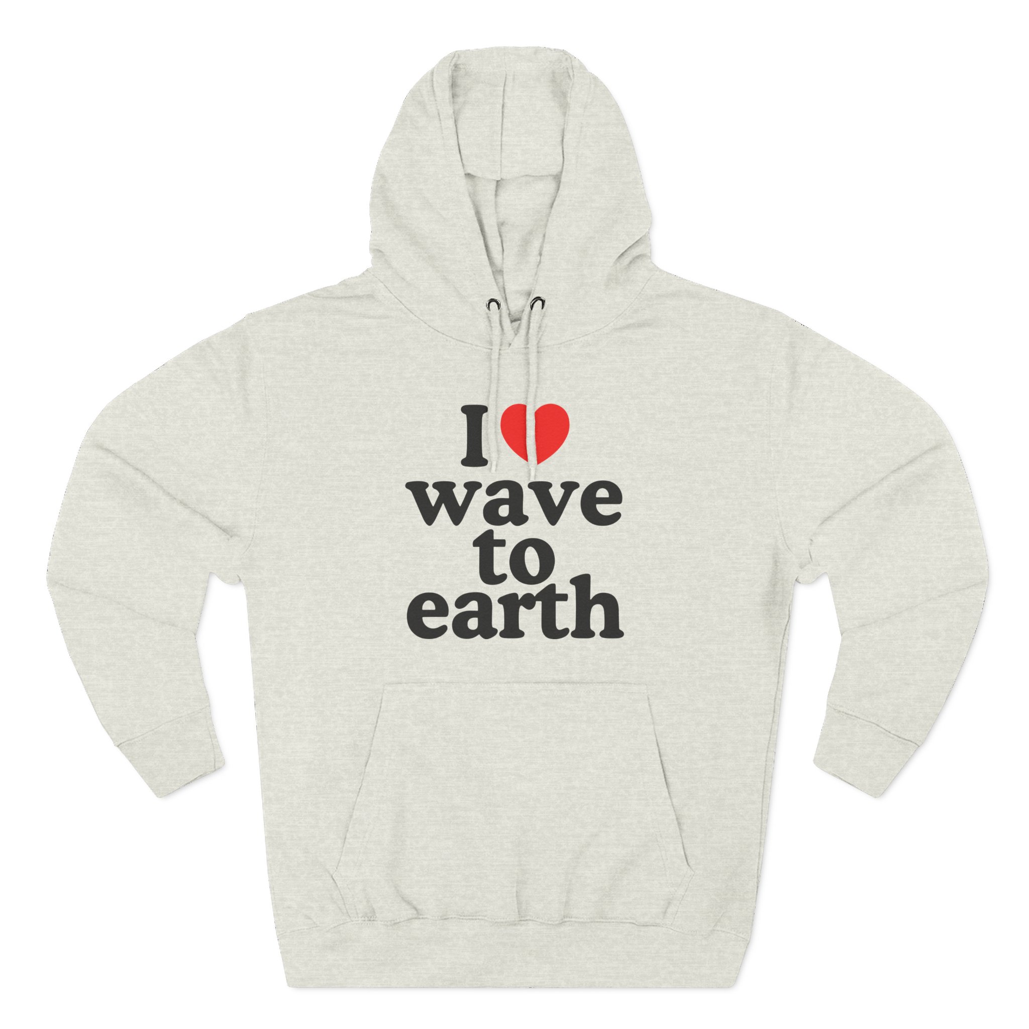 Wave to Earth Three-Panel Fleece Hoodie