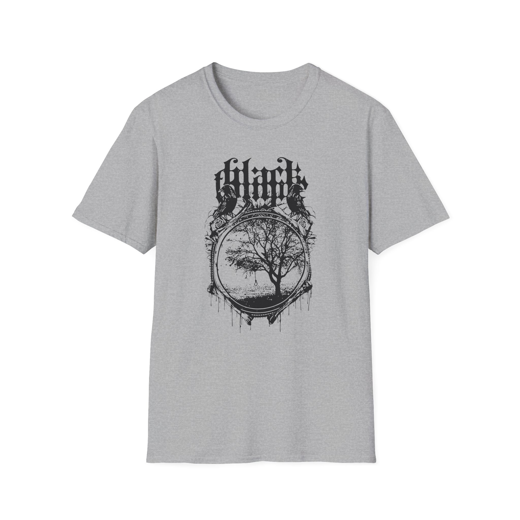 Black Tongue Murder Of Crows Unisex Softstyle T-Shirt
