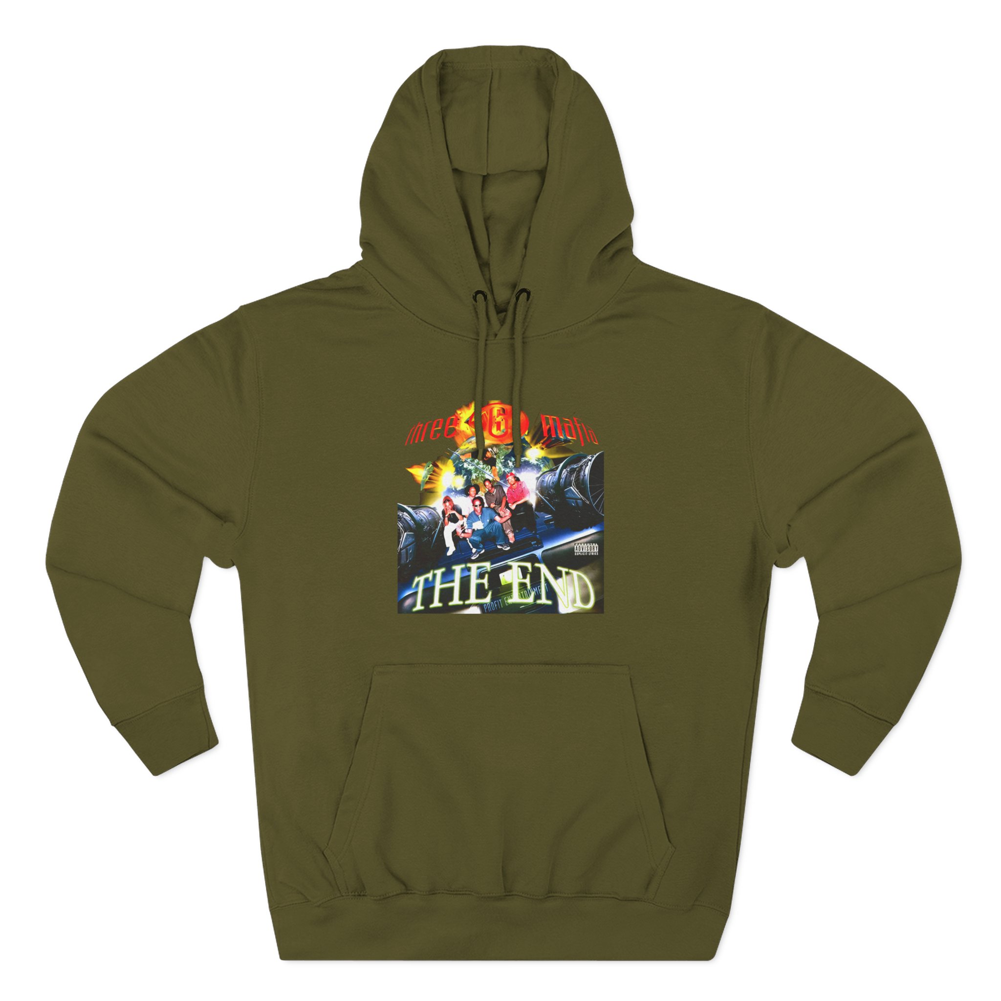 Three 6 Mafia the End Three-Panel Fleece Hoodie