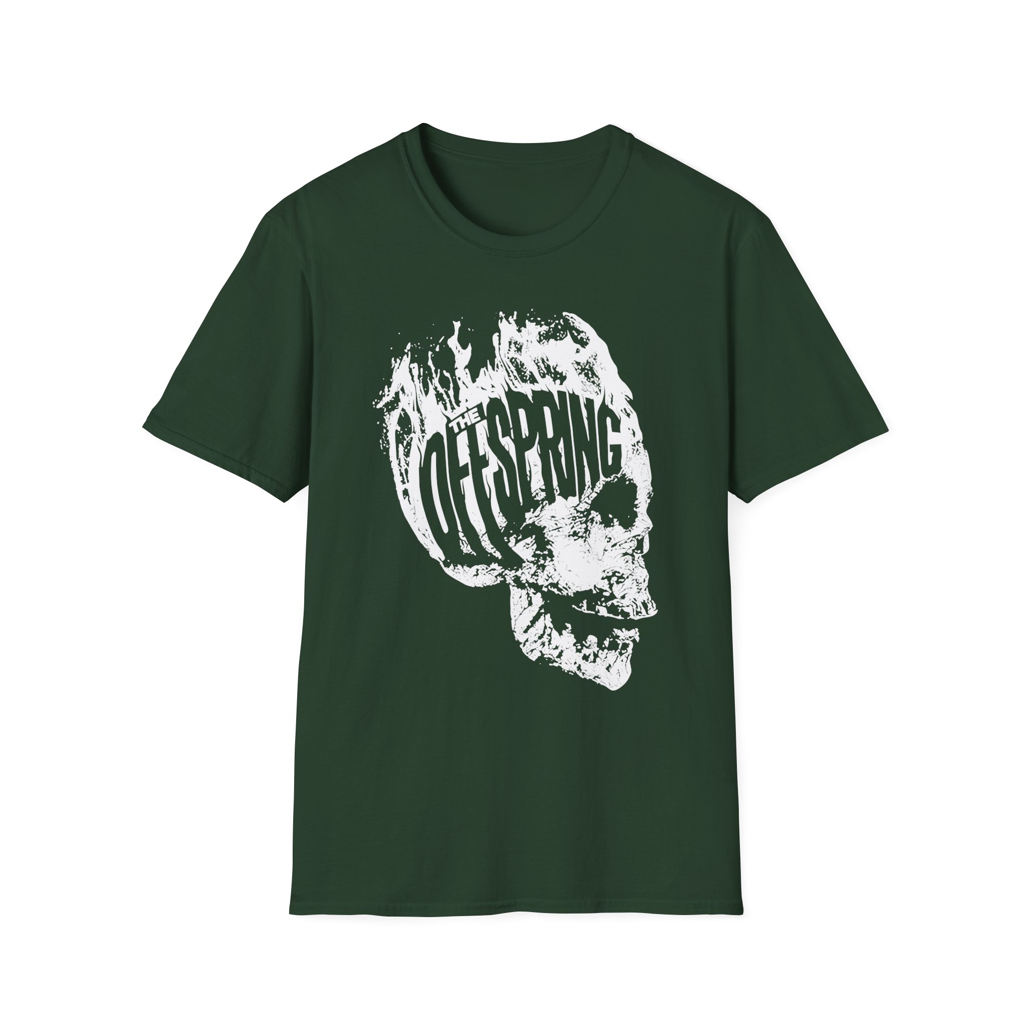 The Offspring Flaming Skull Unisex Softstyle T-Shirt