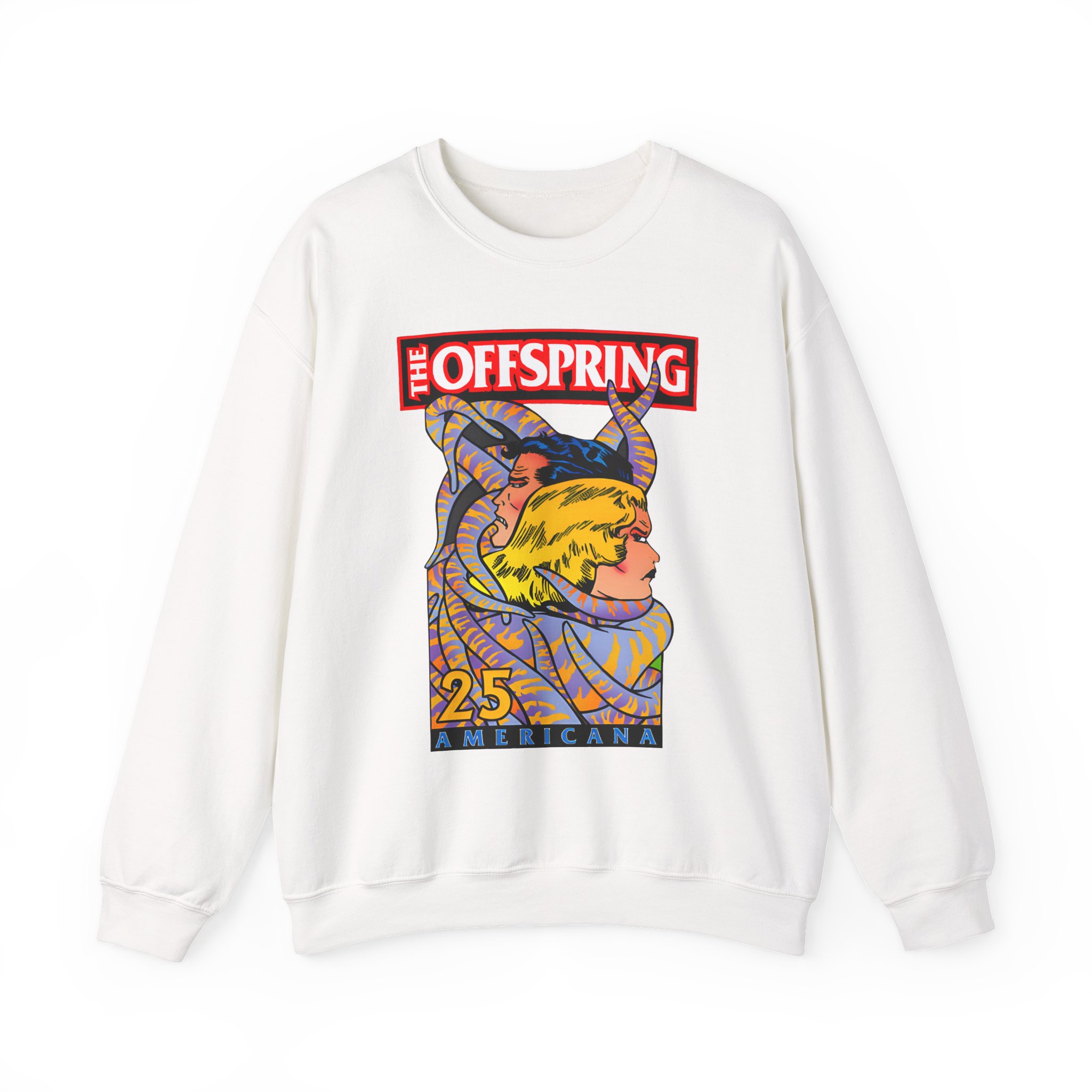 The Offspring Americana Unisex Heavy Blendâ„¢ Crewneck Sweatshirt