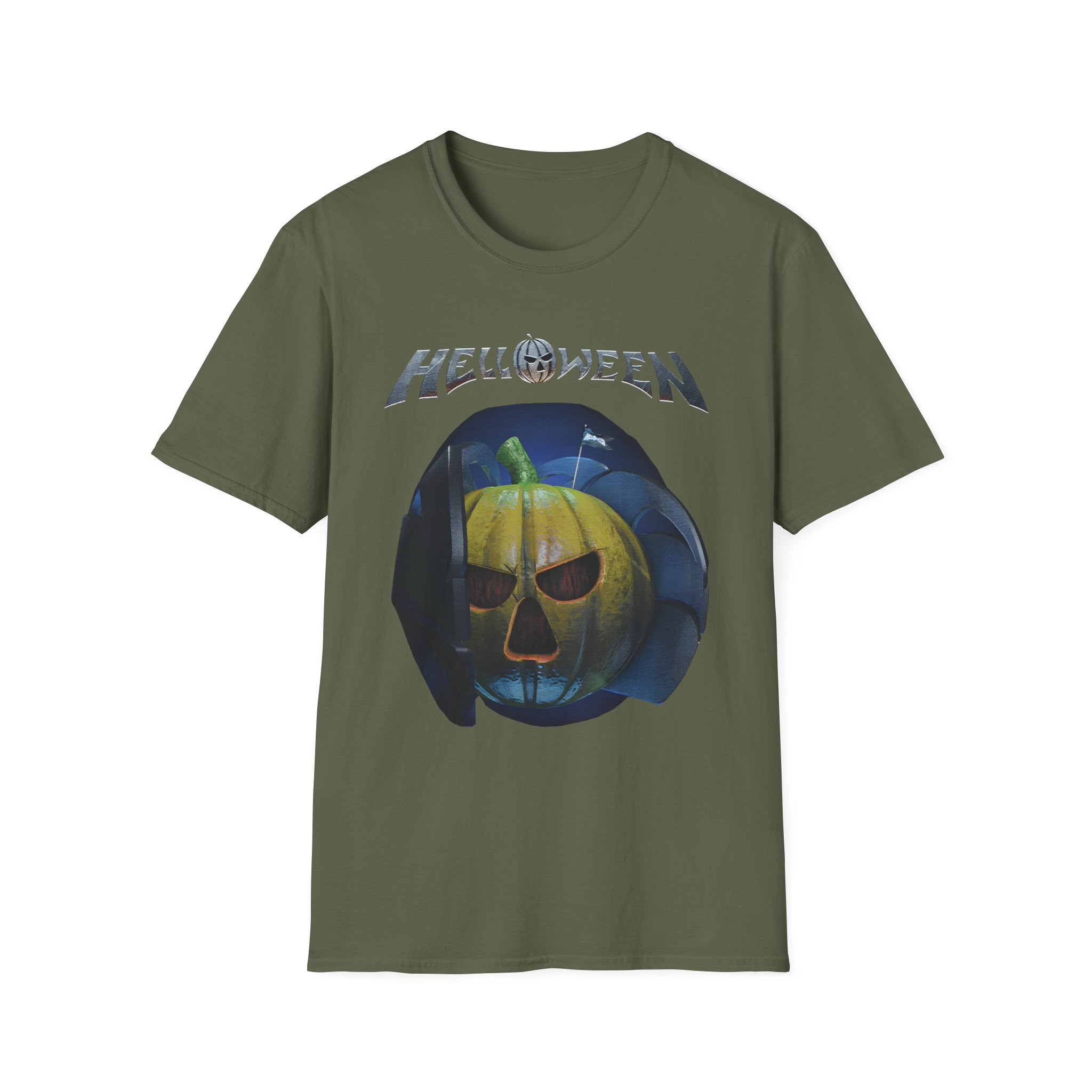 Helloween United Forces Pumpkin Unisex Softstyle T-Shirt
