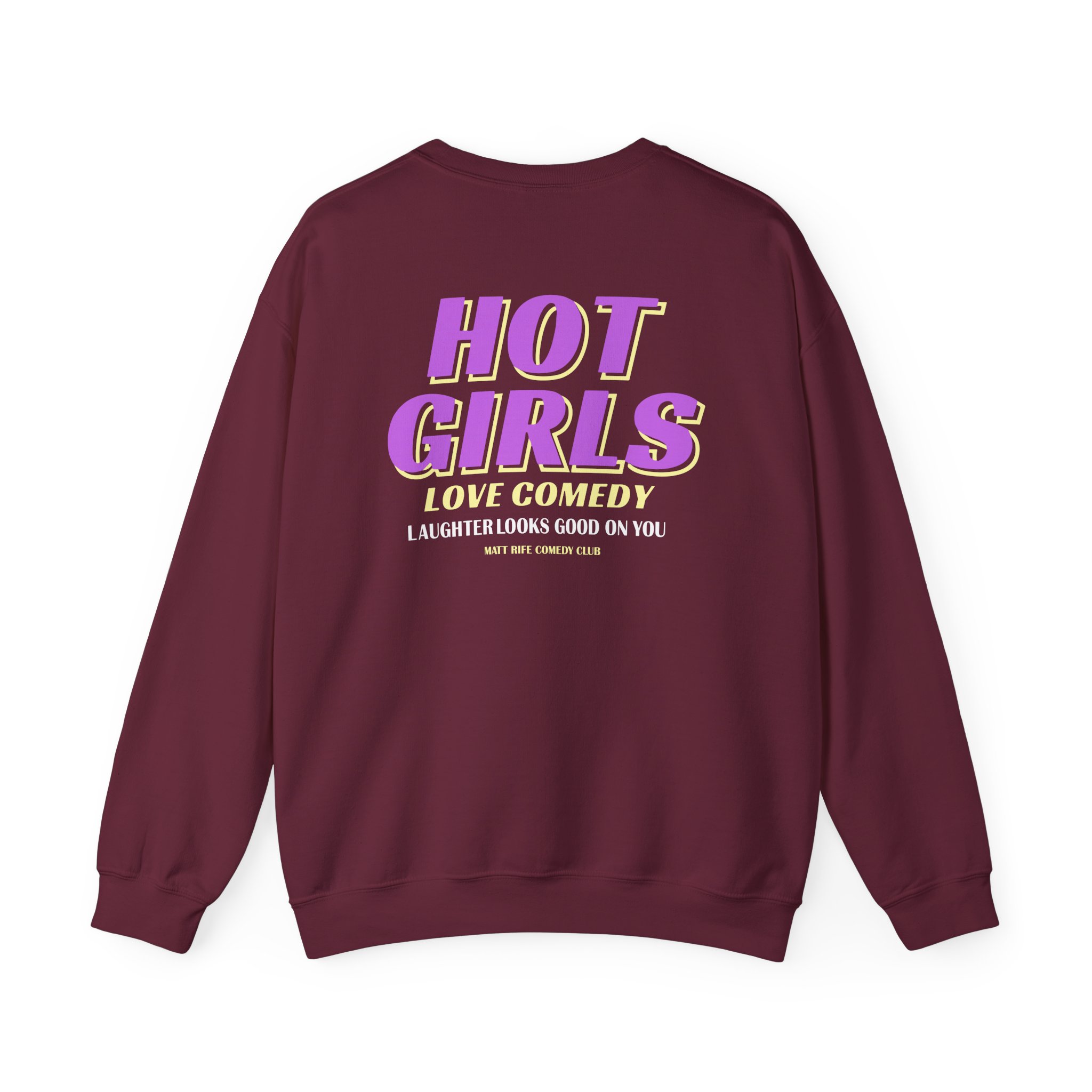 Matt Rife Hot Girls Love Comedy Unisex Heavy Blendâ„¢ Crewneck Sweatshirt
