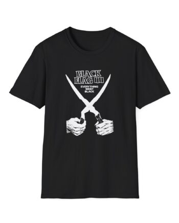 Black Flag Everything Went Unisex Softstyle T-Shirt