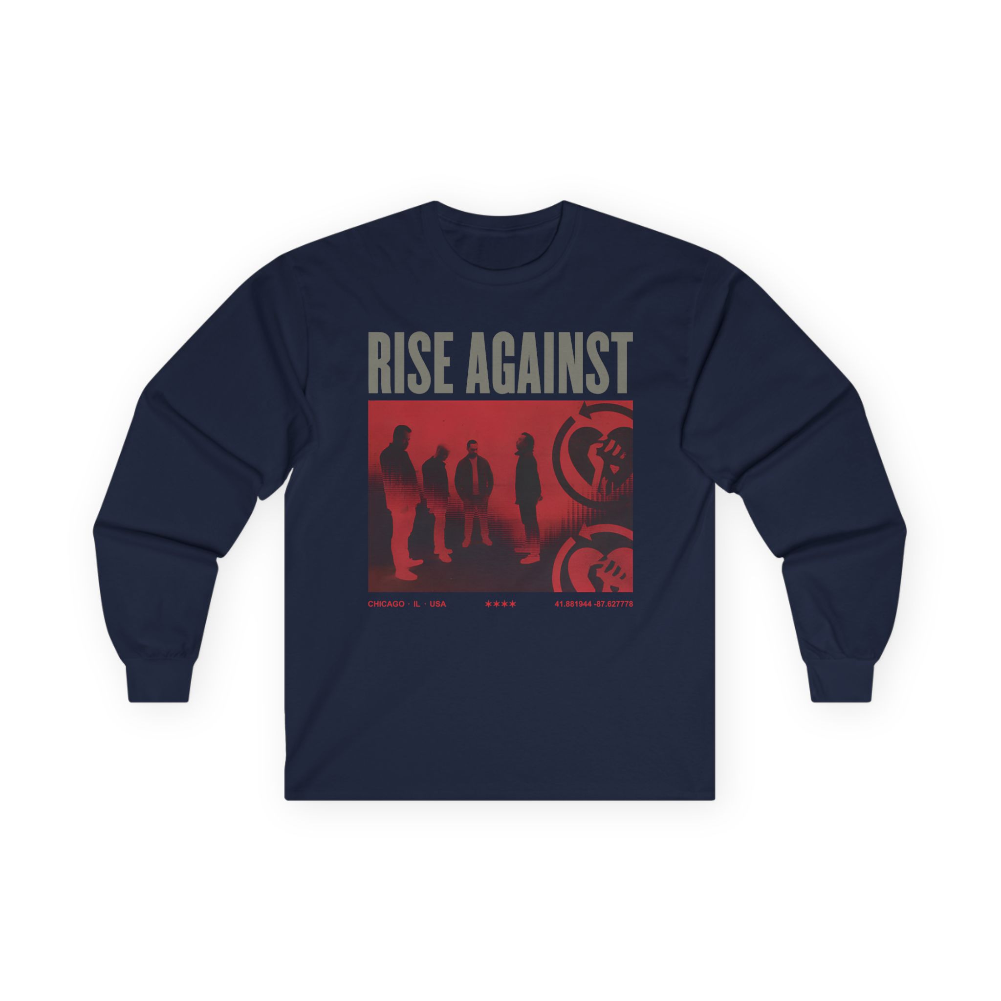 Rise Against Group Photo Unisex Ultra Cotton Long Sleeve Tee