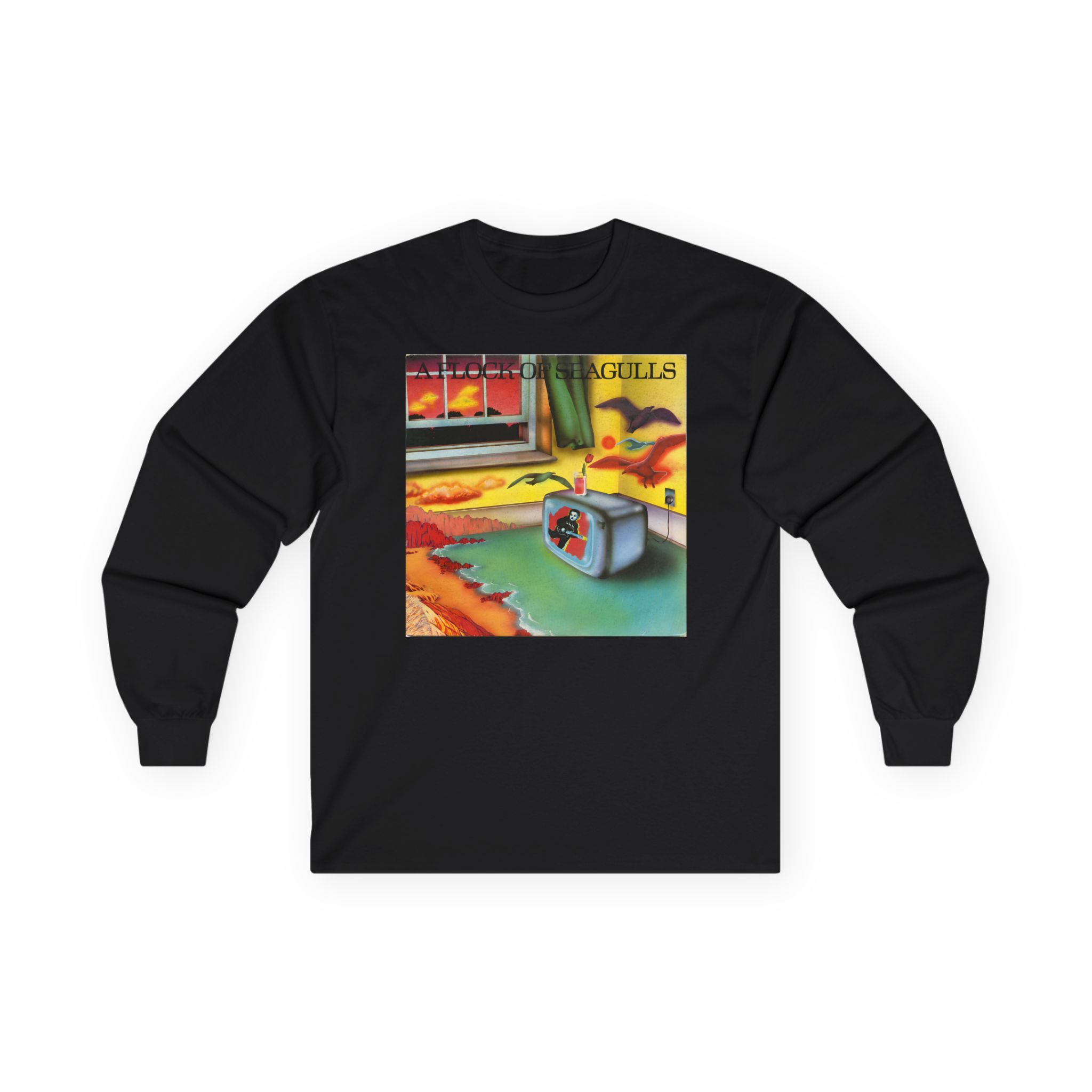 A Flock of Seagulls Original Album Cover Unisex Ultra Cotton Long Sleeve Tee