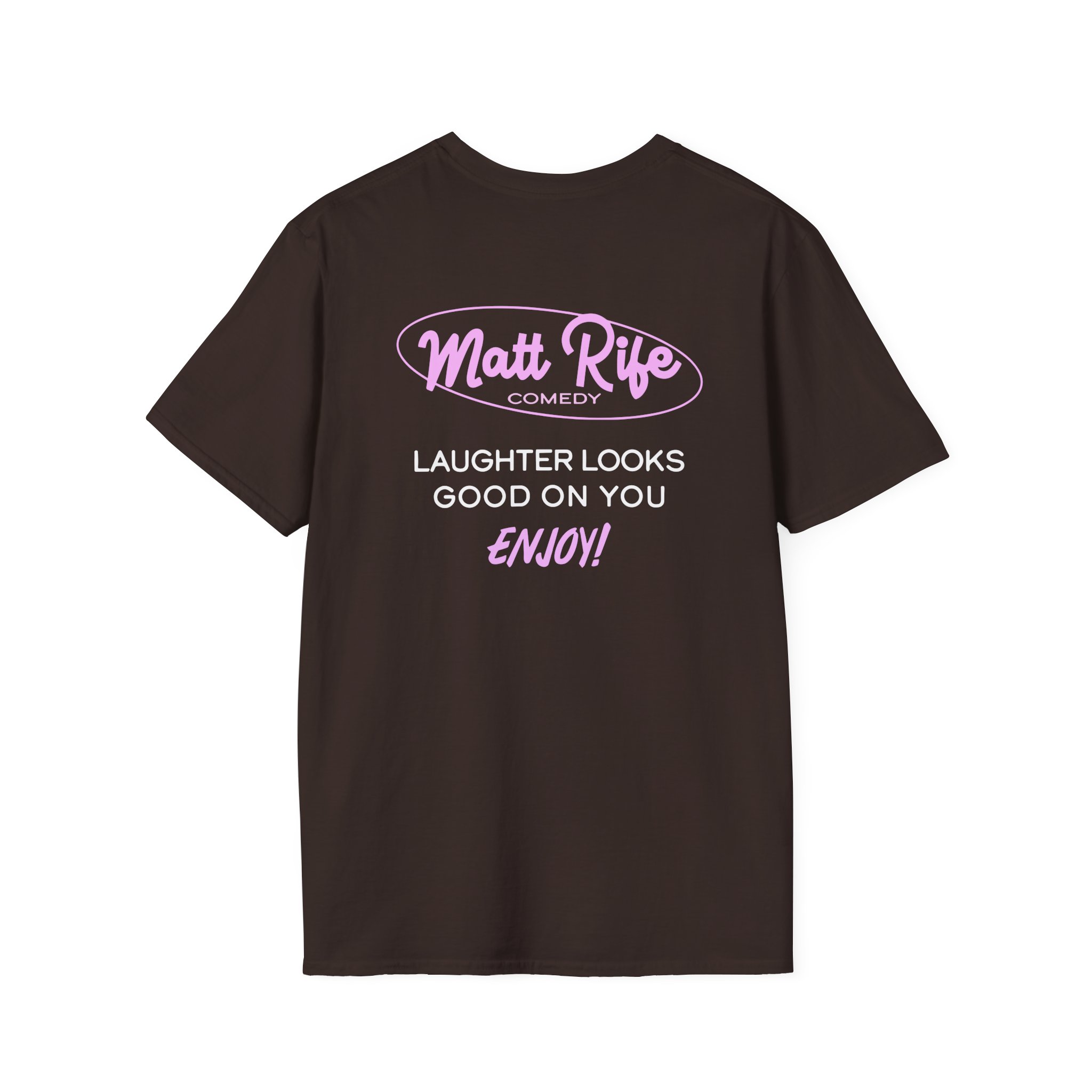 Matt Rife Laughter Looks Good on You Unisex Softstyle T-Shirt
