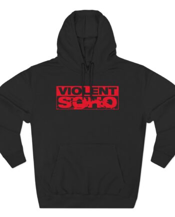 Violent Soho Skull Three-Panel Fleece Hoodie