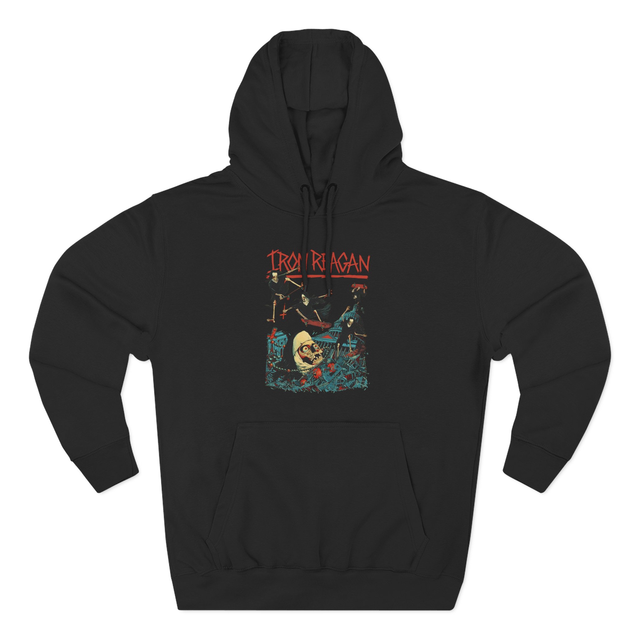 Iron Reagan Three-Panel Fleece Hoodie