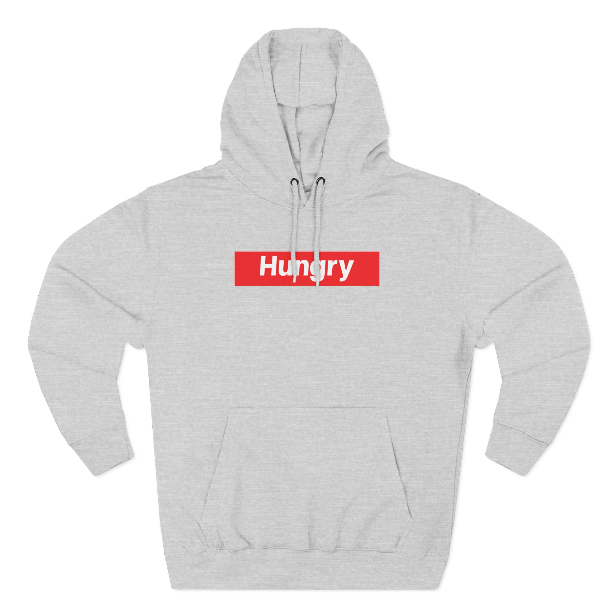 Hungry Box Logo Three-Panel Fleece Hoodie