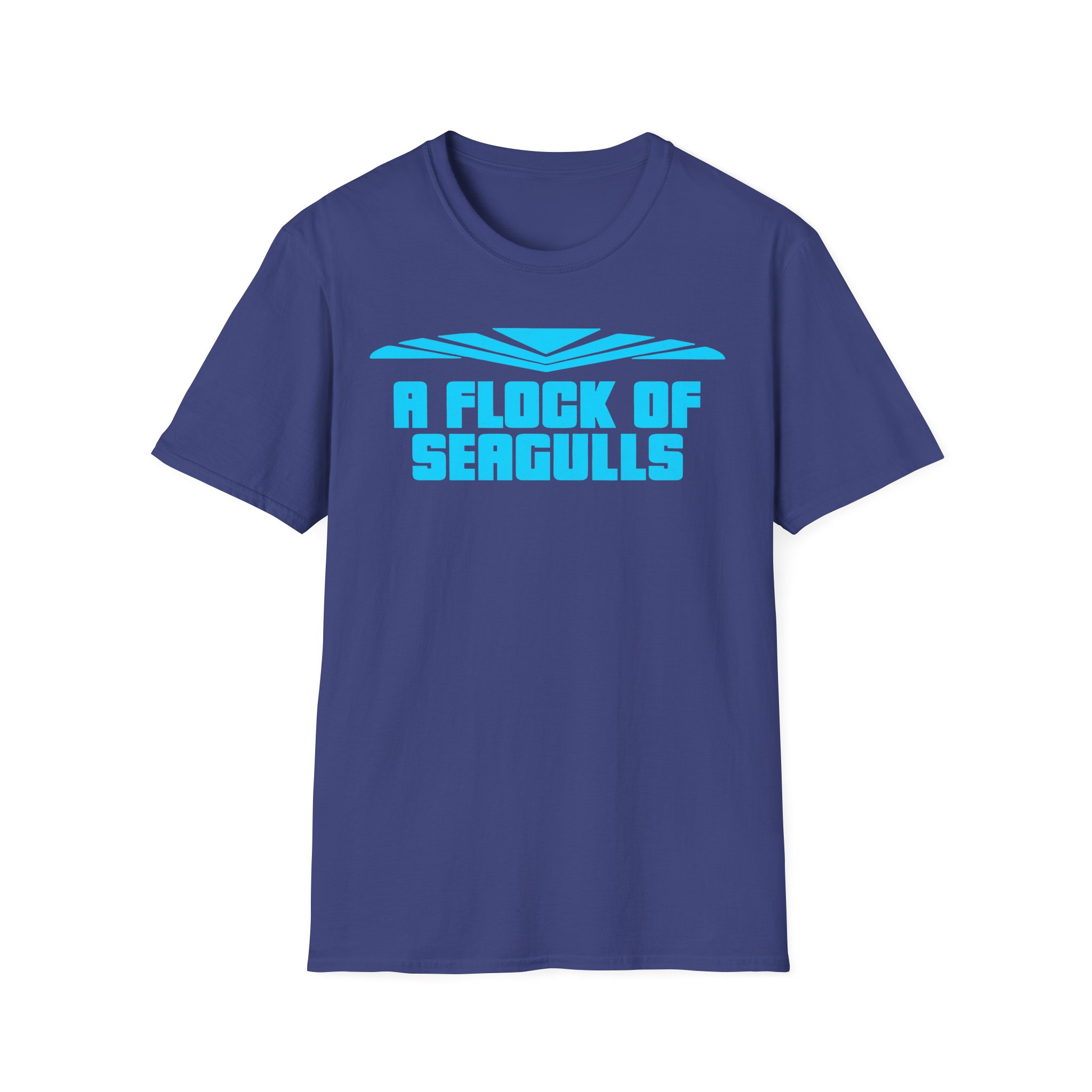 A Flock of Seagulls Logo Unisex Softstyle T-Shirt
