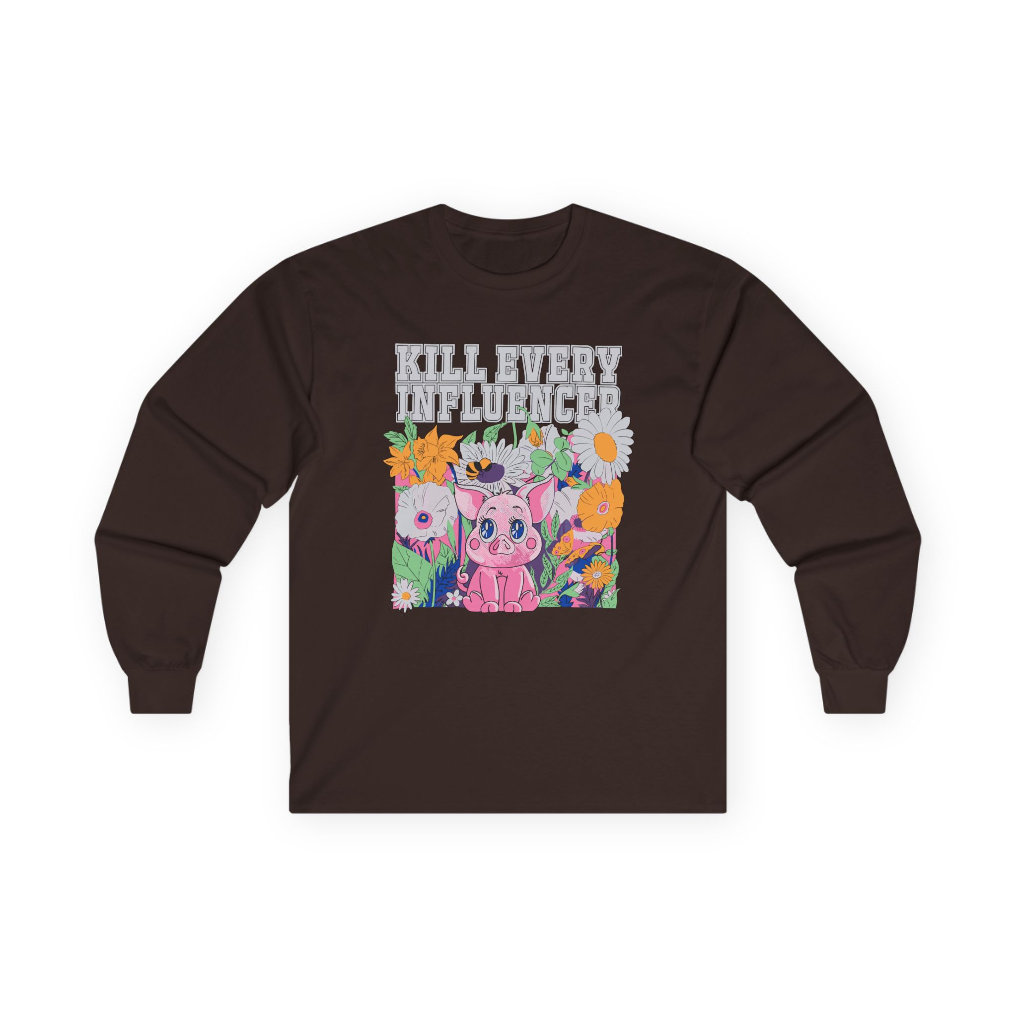 Meatcanyon Kill Every Iuencers Unisex Ultra Cotton Long Sleeve Tee