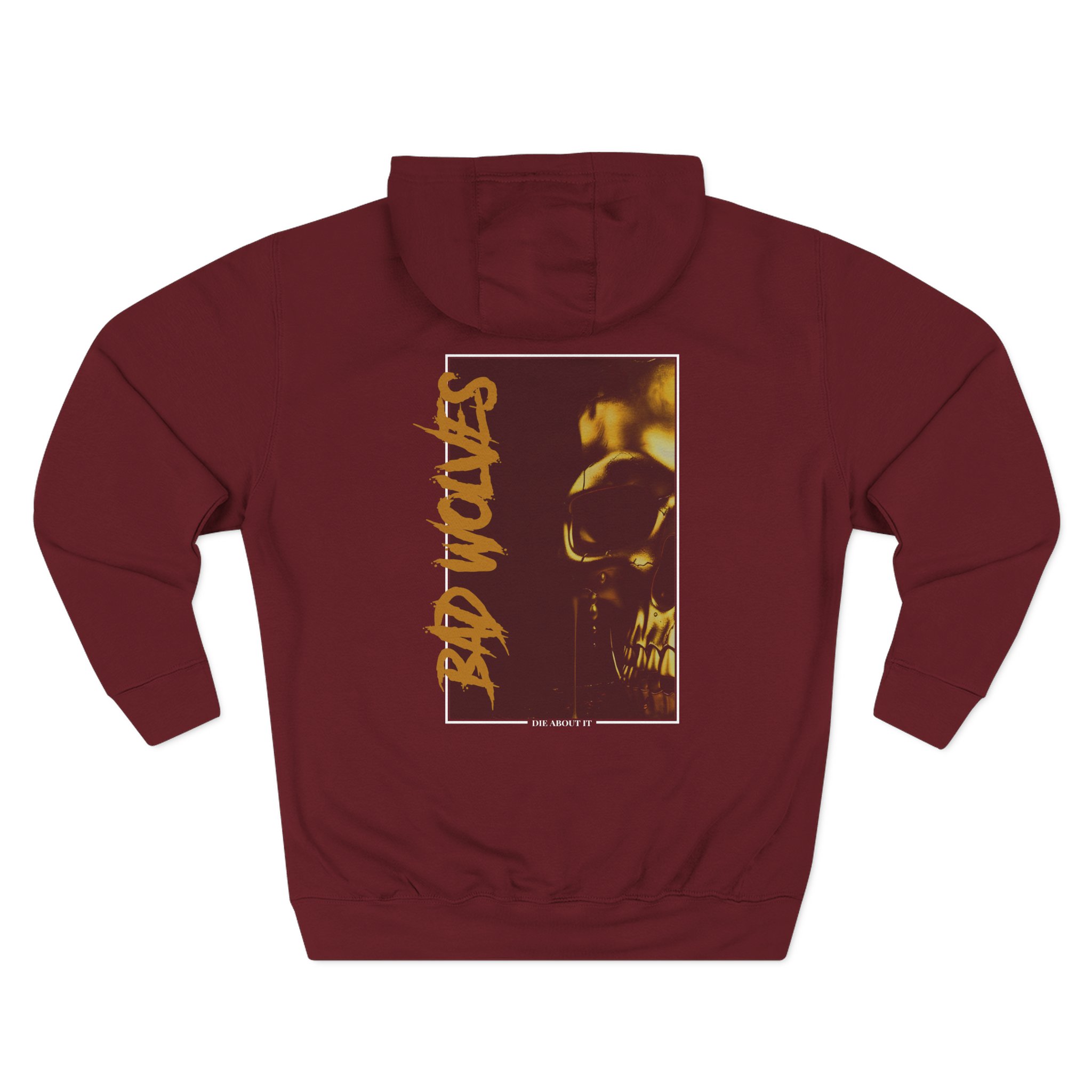 Bad Wolves Die About It Three-Panel Fleece Hoodie