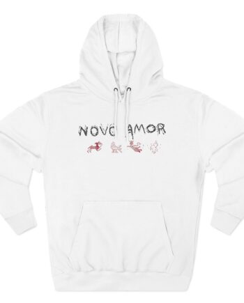 Novo Amor Symbols Three-Panel Fleece Hoodie