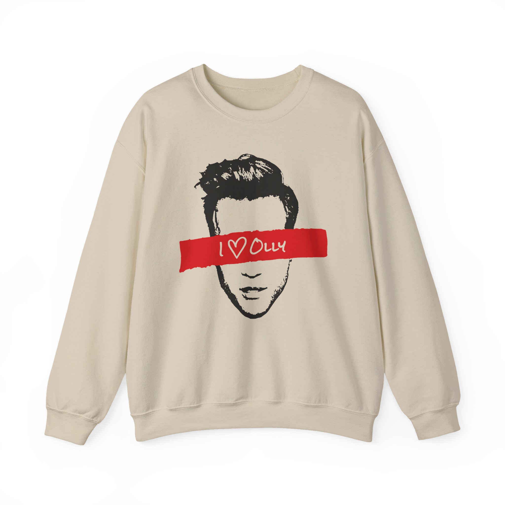 Olly Murs I Heart Olly Unisex Heavy Blendâ„¢ Crewneck Sweatshirt