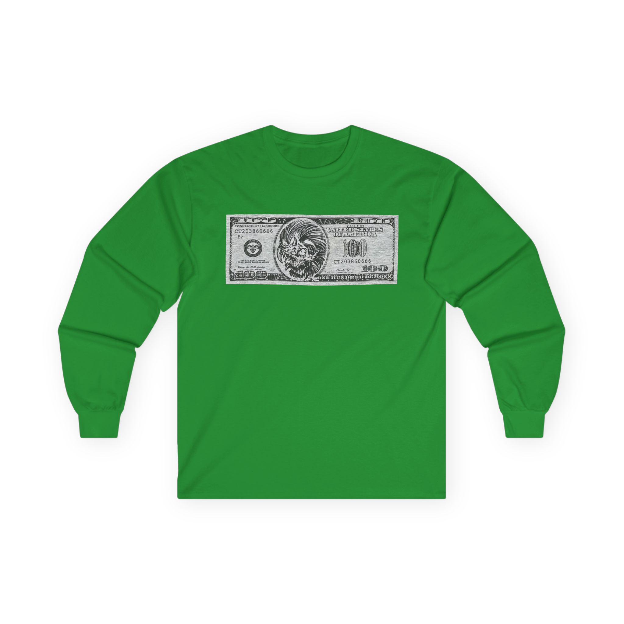 100 Demons Connecticut Hardcore Unisex Ultra Cotton Long Sleeve Tee