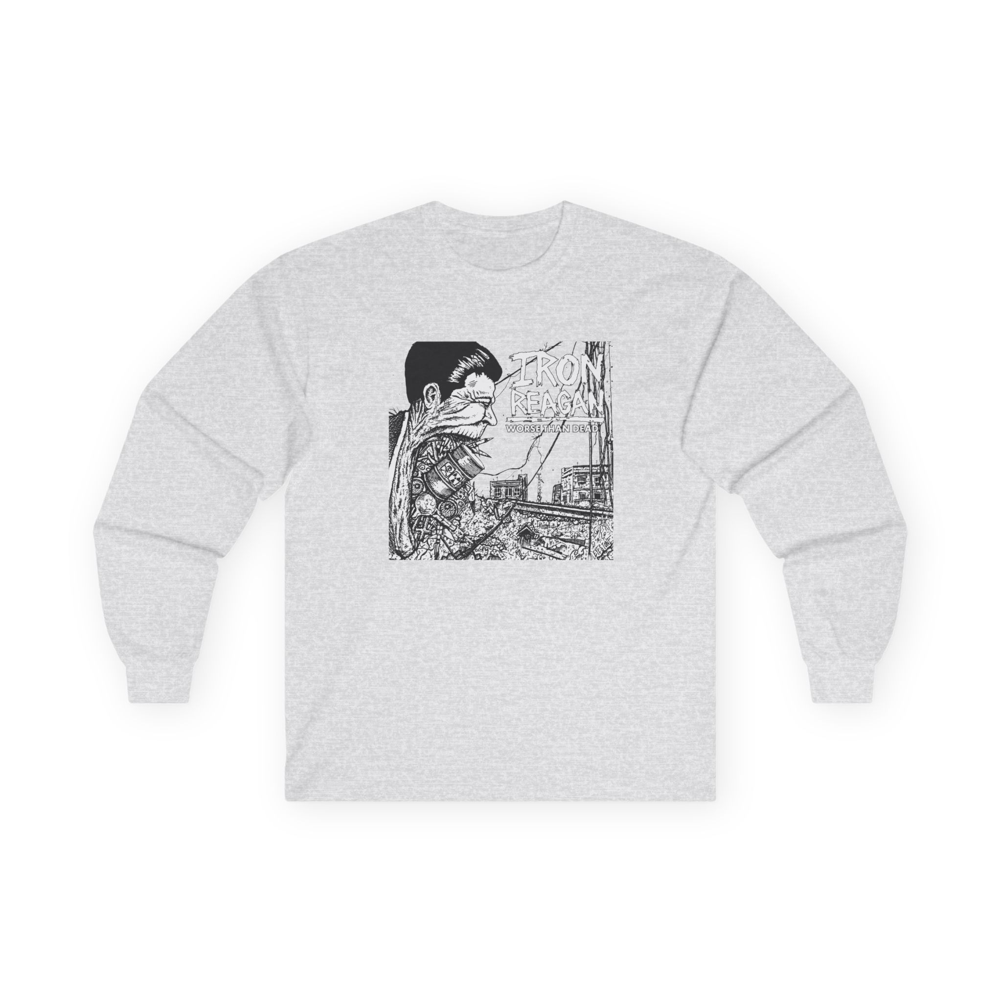 Iron Reagan Worse Than Dead Unisex Ultra Cotton Long Sleeve Tee
