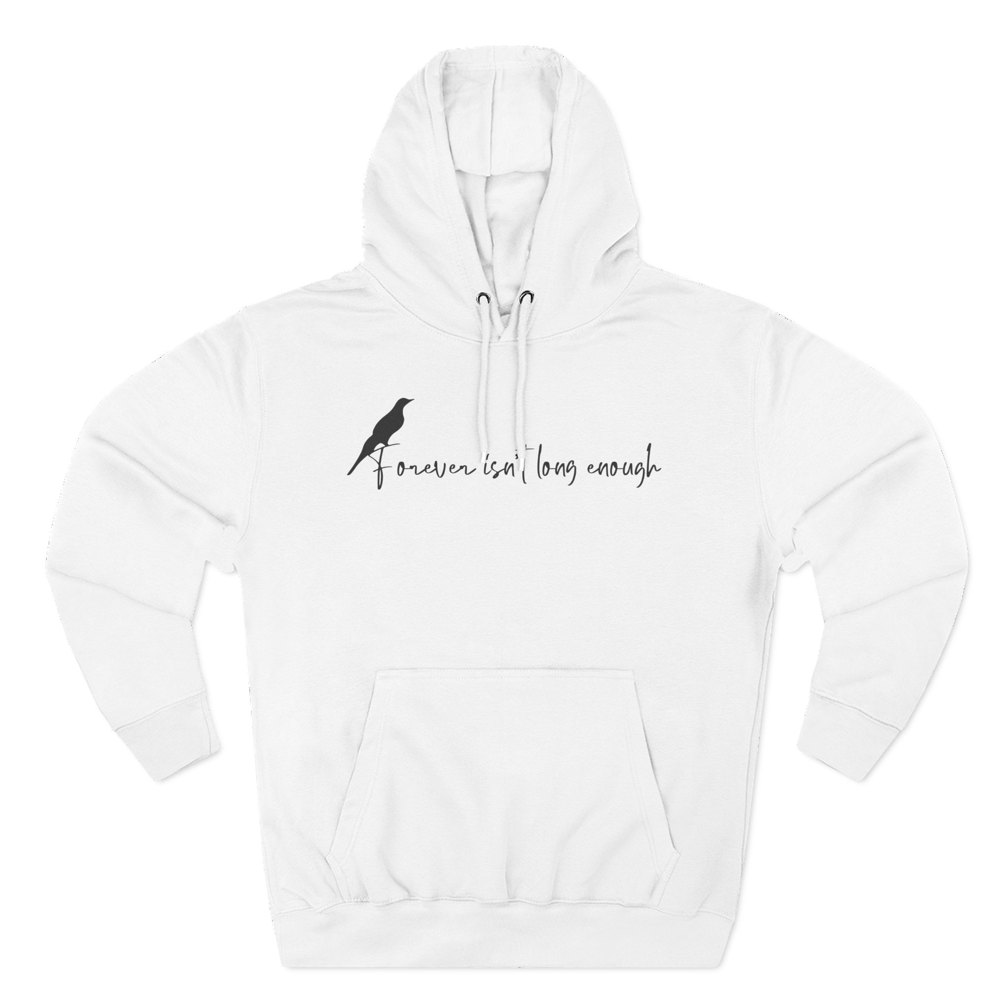 Nina Dobrev Forever Isn’t Long Enough Three-Panel Fleece Hoodie