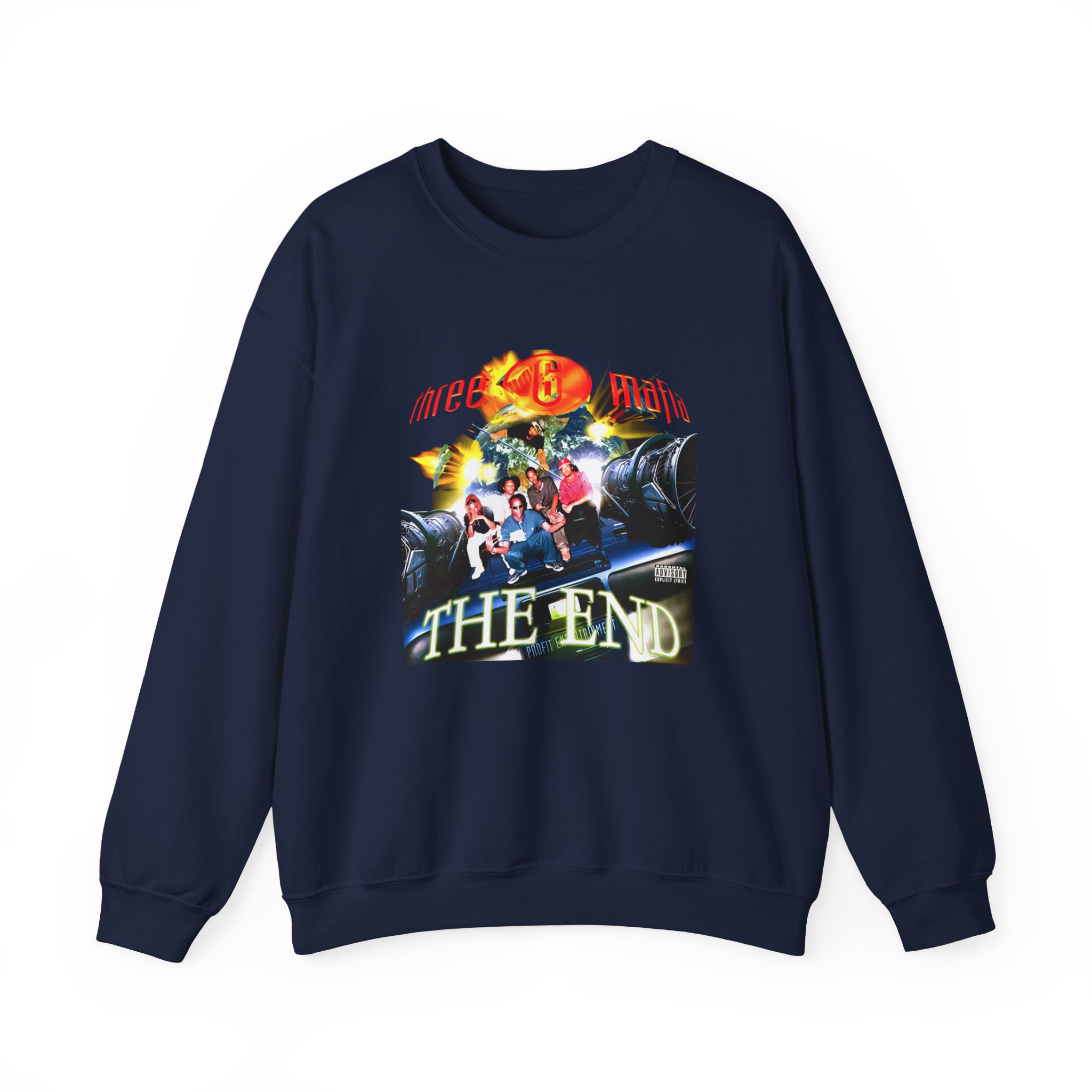 Three 6 Mafia the End Unisex Heavy Blendâ„¢ Crewneck Sweatshirt