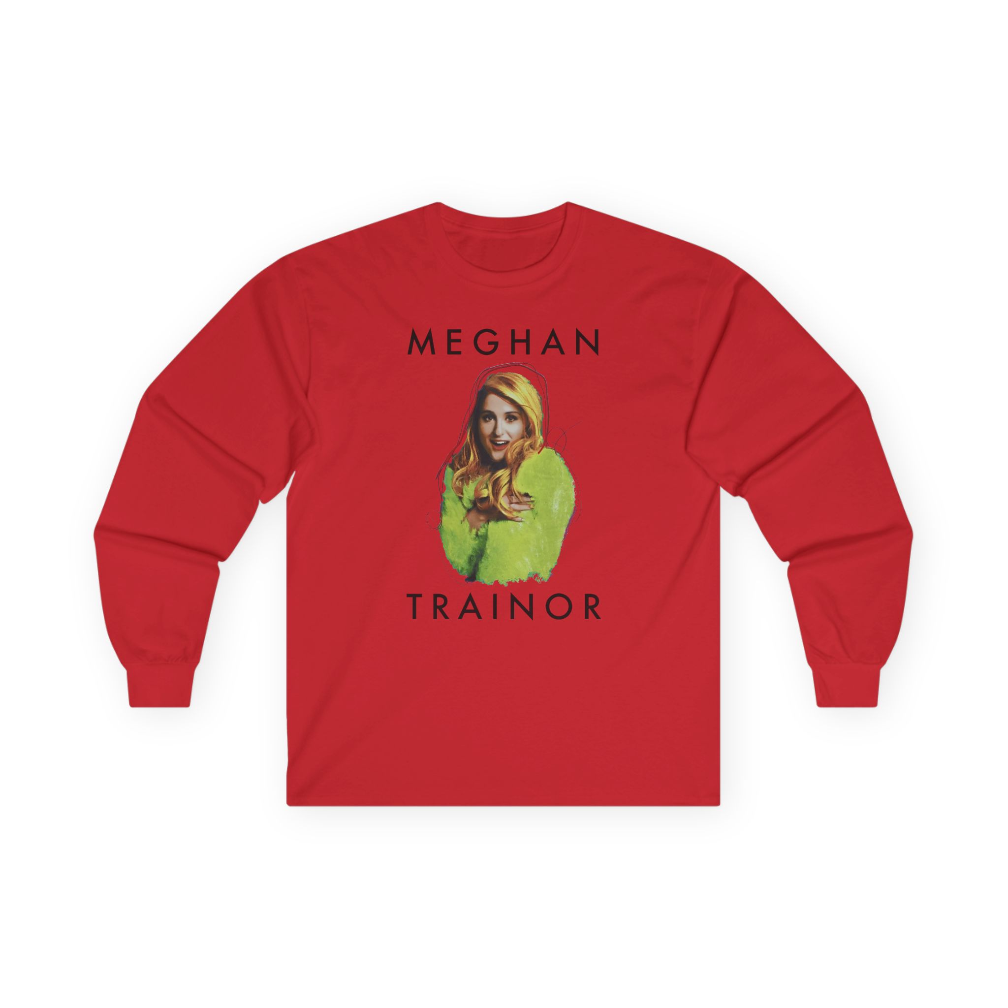 Meghan Trainor Title Pose Turquoise Unisex Ultra Cotton Long Sleeve Tee