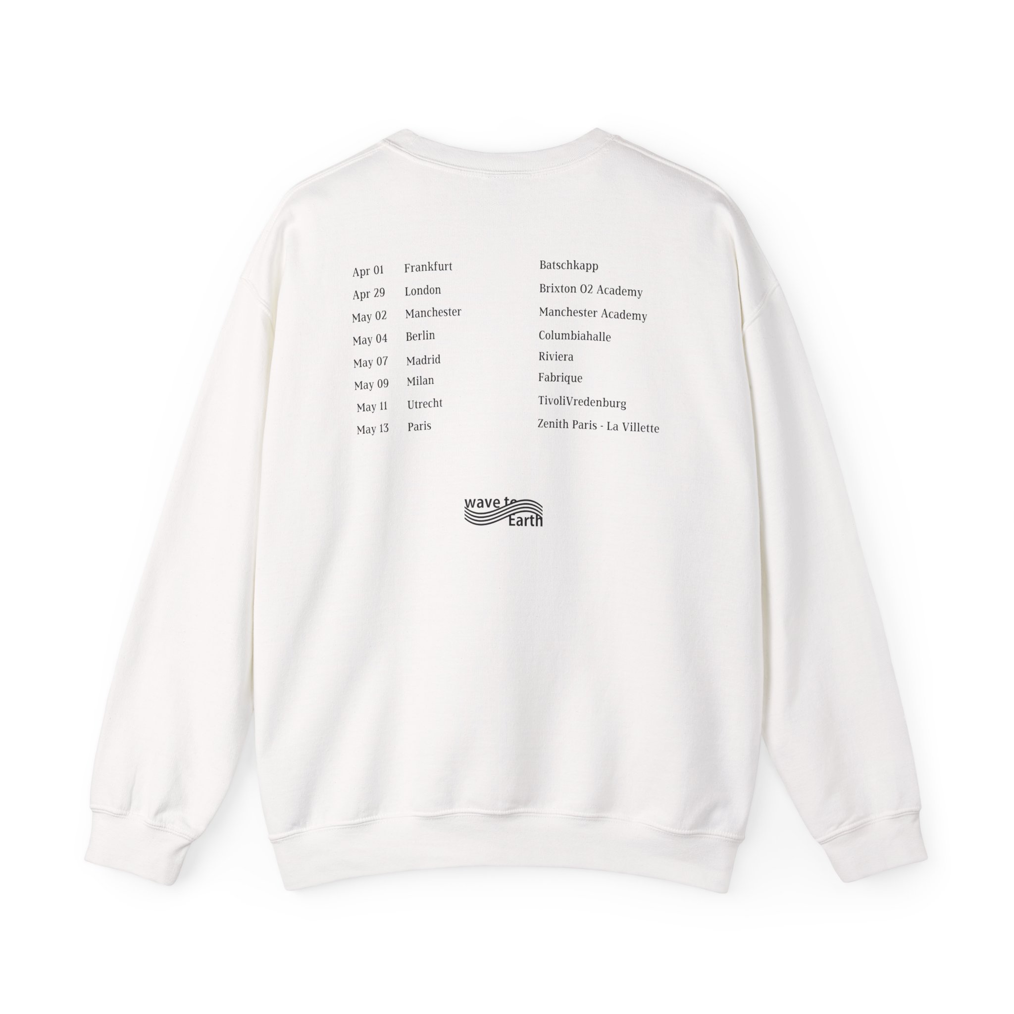 Wave to Earth "0.03 World Tour in Europe Unisex Heavy Blendâ„¢ Crewneck Sweatshirt