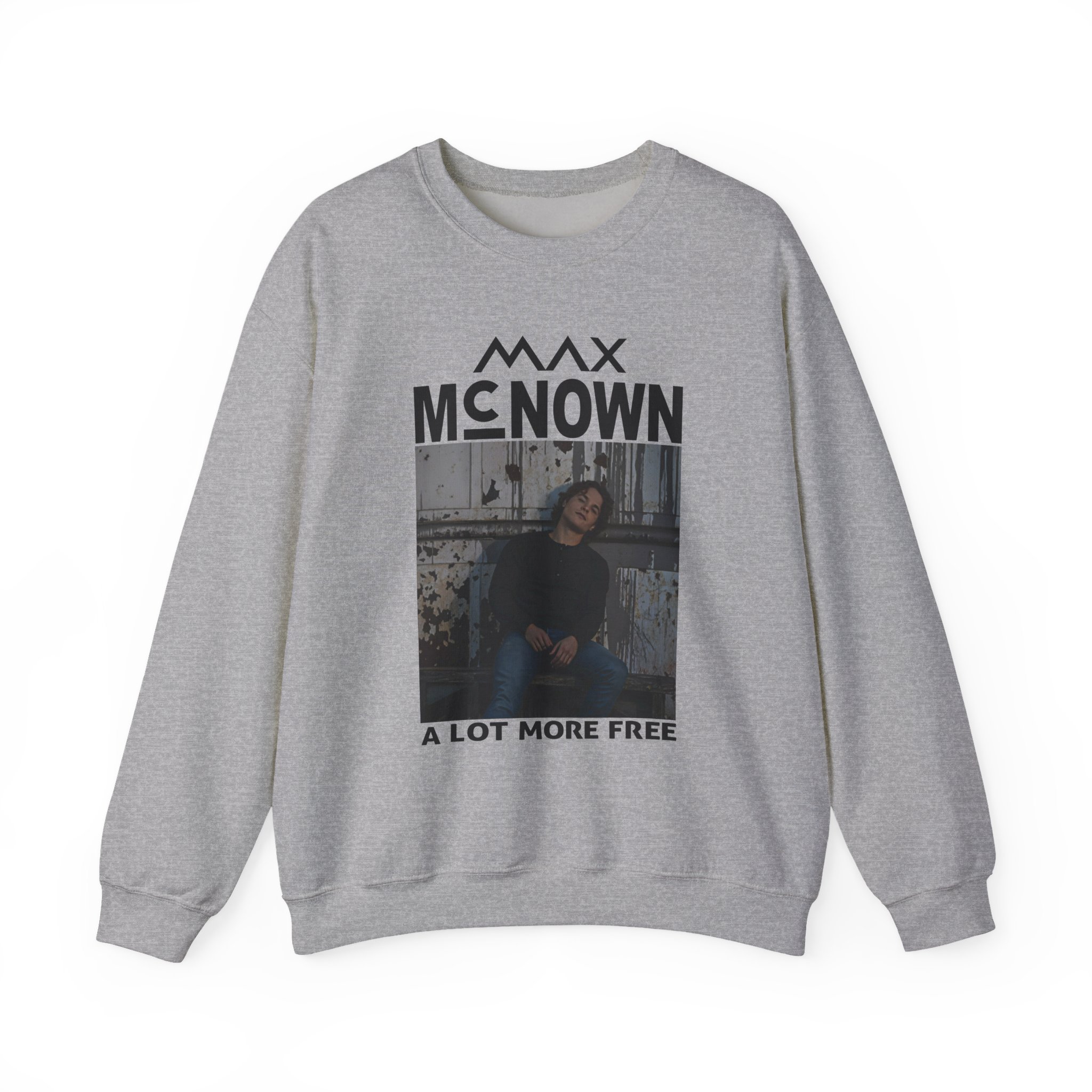 Max Mcnown a Lot More Free Photo Unisex Heavy Blendâ„¢ Crewneck Sweatshirt