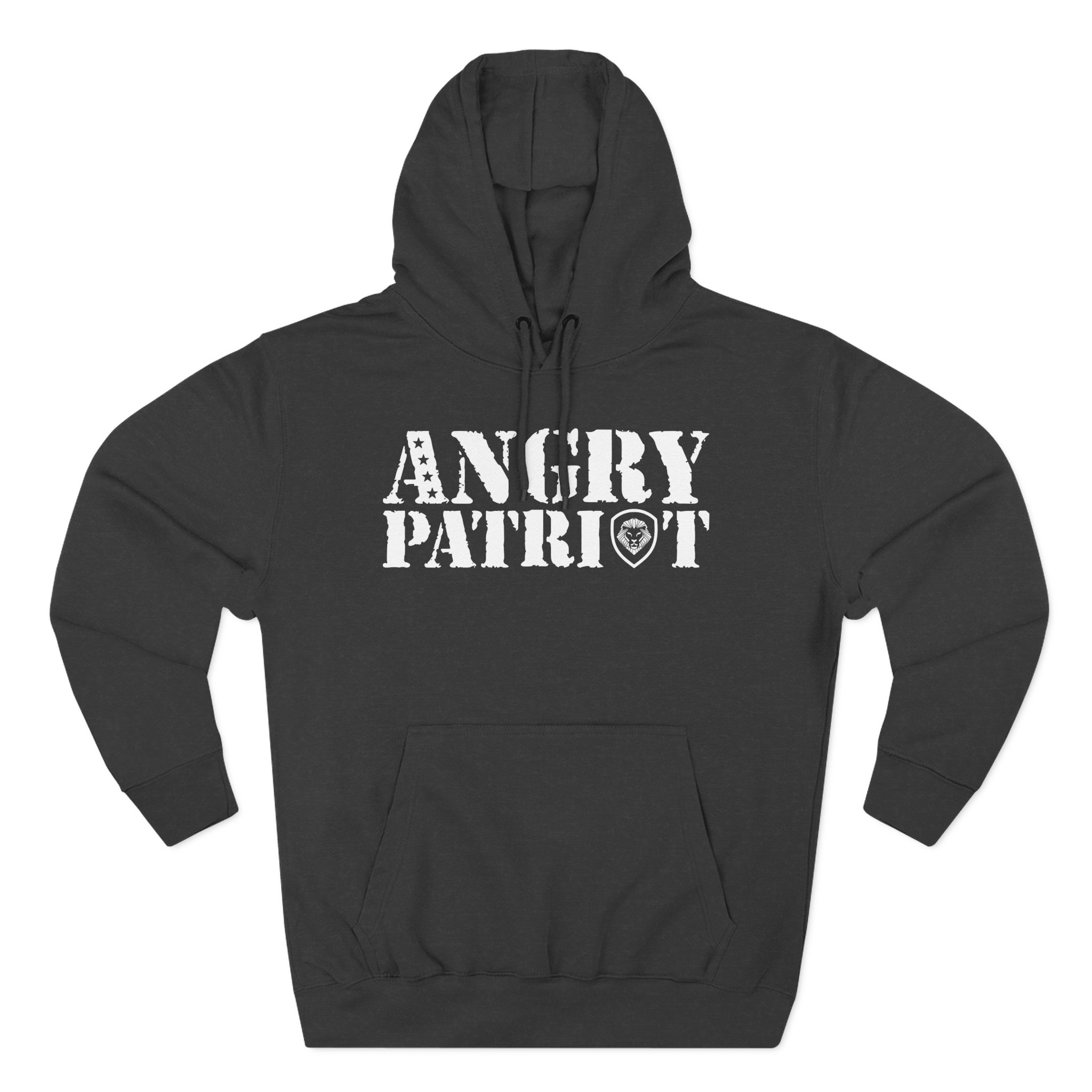 Valuetainment Angry Patriot Three-Panel Fleece Hoodie