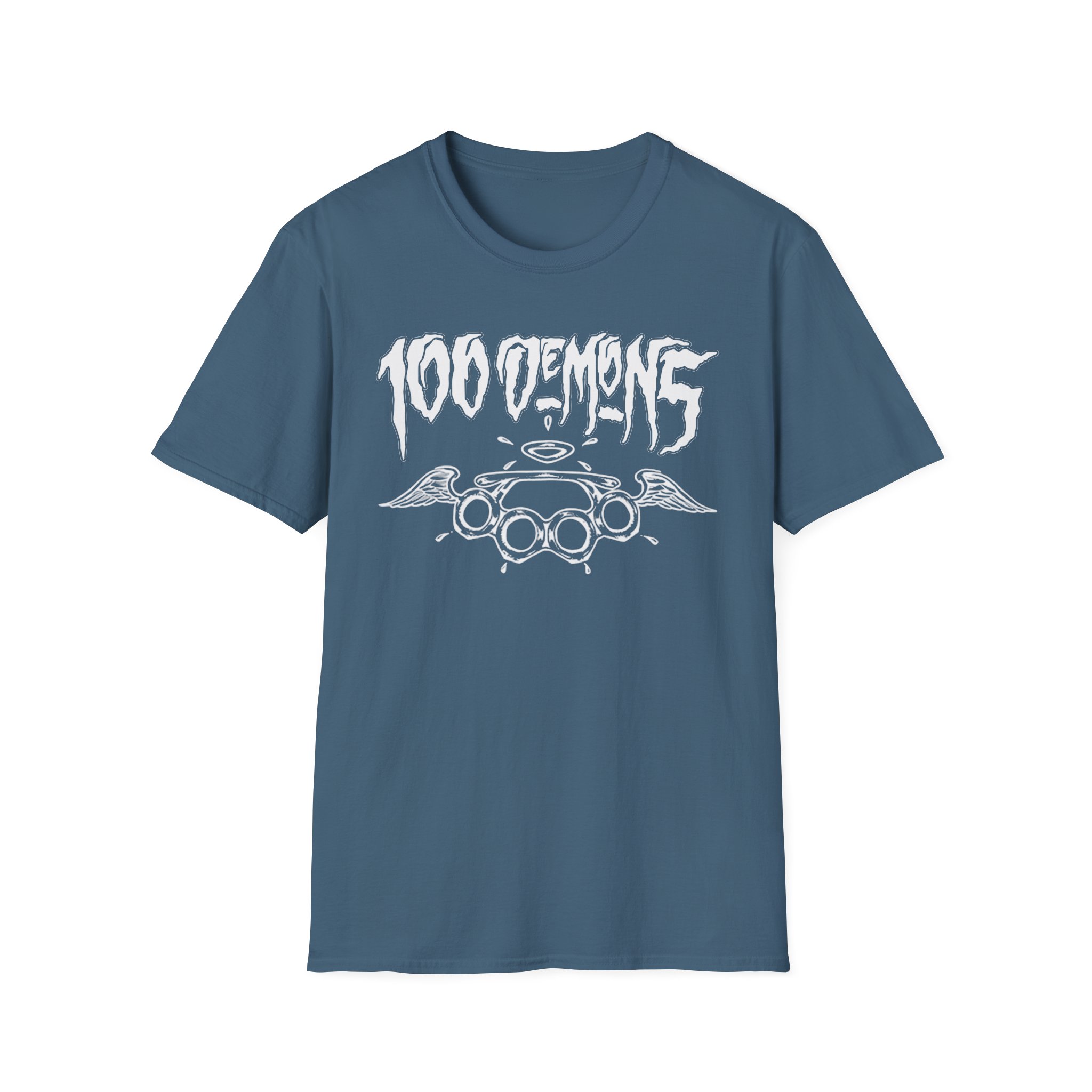100 Demons Spade Sickle Unisex Softstyle T-Shirt