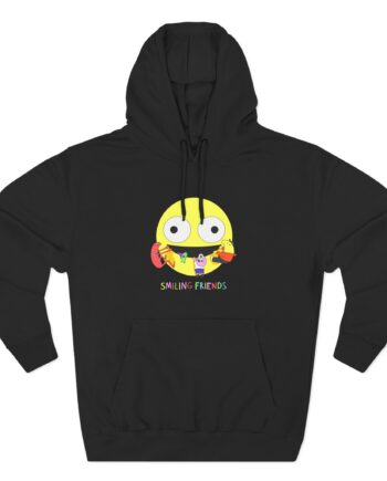 Smiling Friends Three-panel Fleece Hoodie