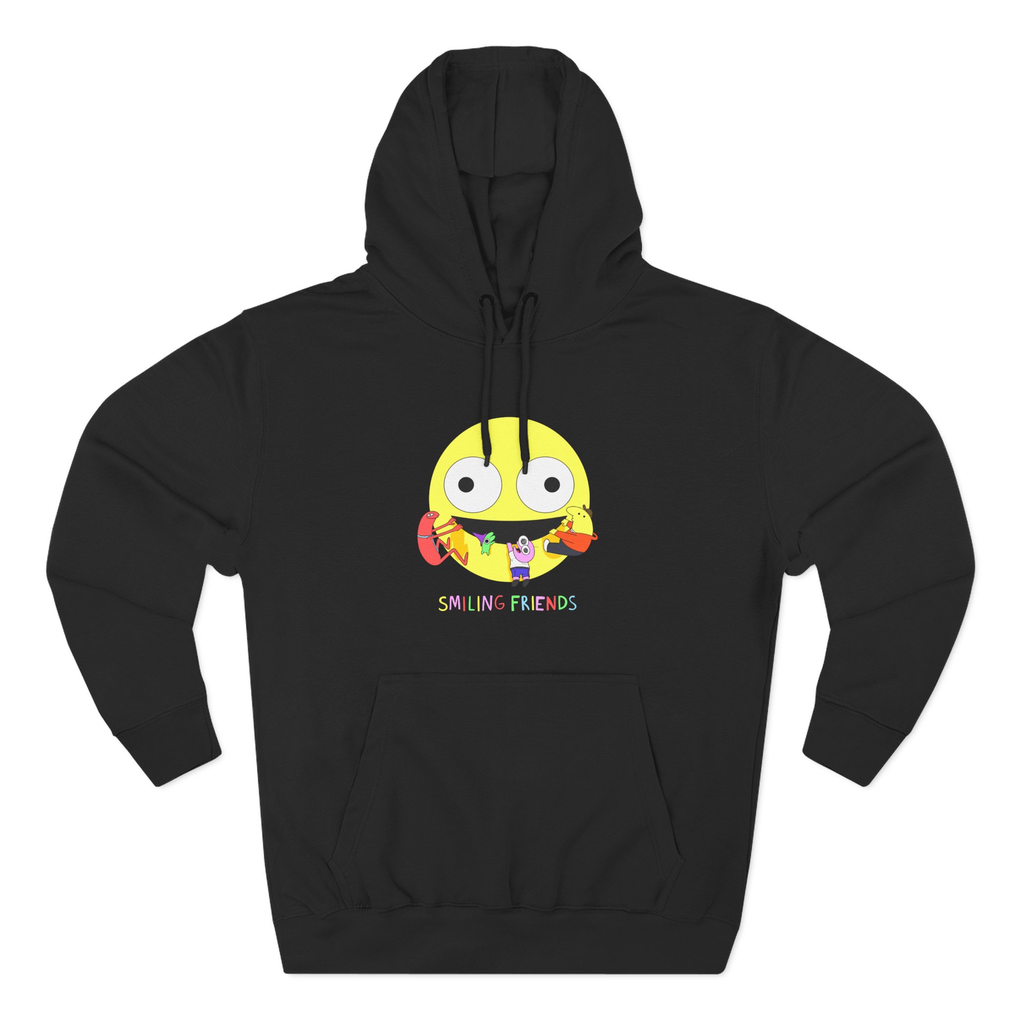 Smiling Friends Three-panel Fleece Hoodie