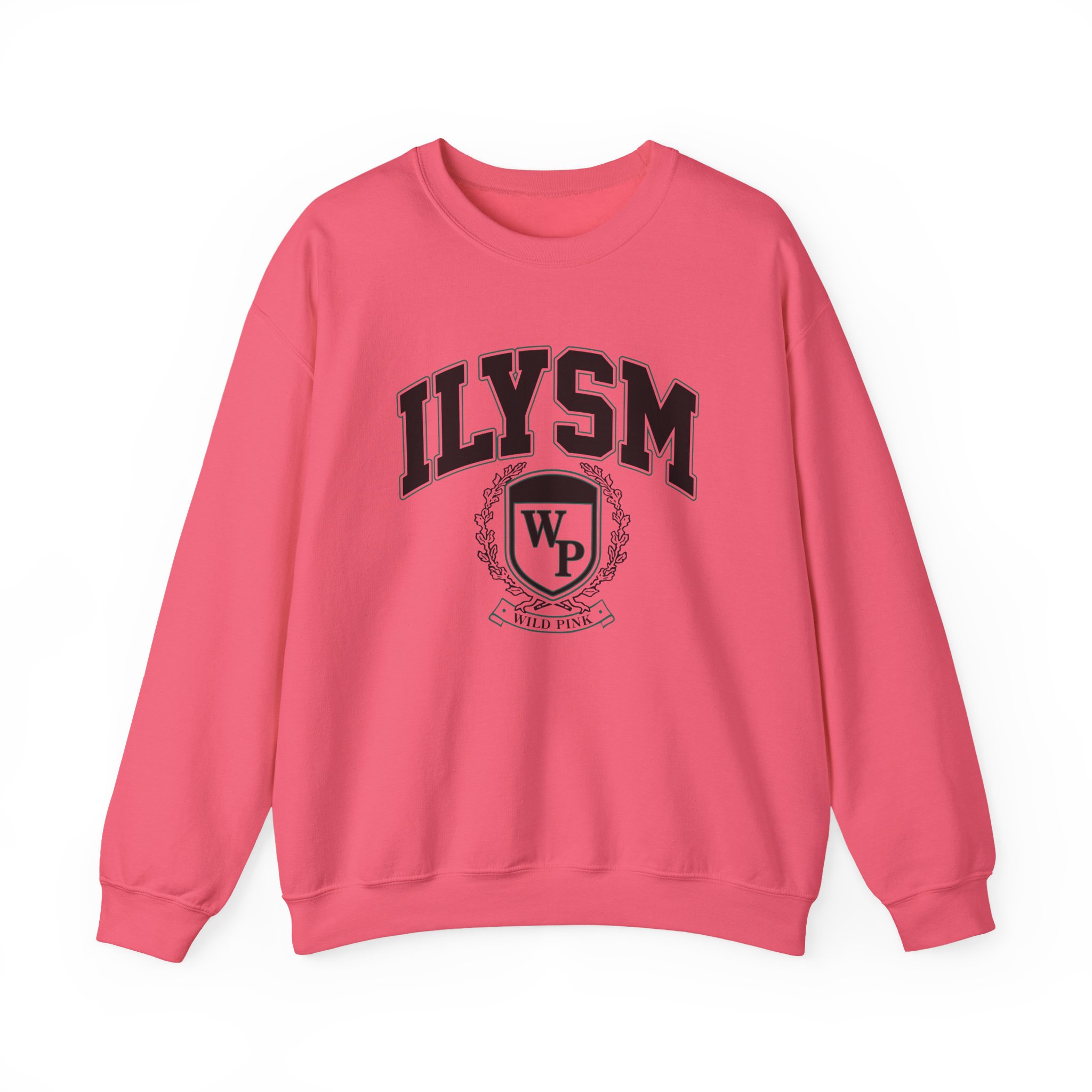 Wild Pink Ilysm Crew Collegiate Unisex Heavy Blendâ„¢ Crewneck Sweatshirt