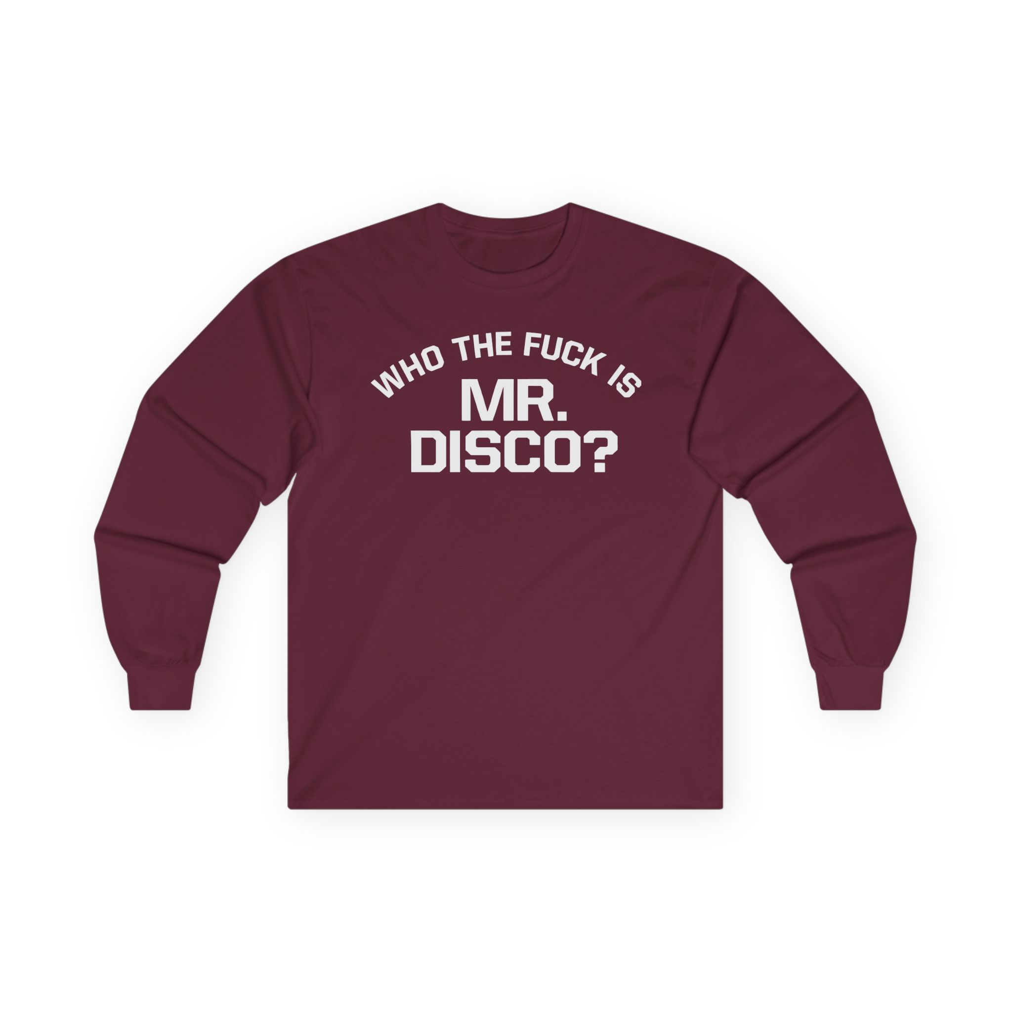 Panic at the Disco Who the Fuck is Mr. Disco Unisex Ultra Cotton Long Sleeve Tee