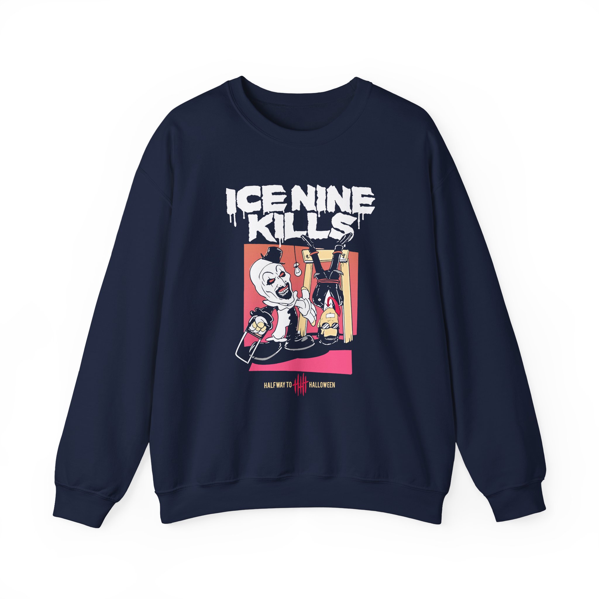 Ice Nine Kills Cut in Half Way to Halloween Unisex Heavy Blendâ„¢ Crewneck Sweatshirt