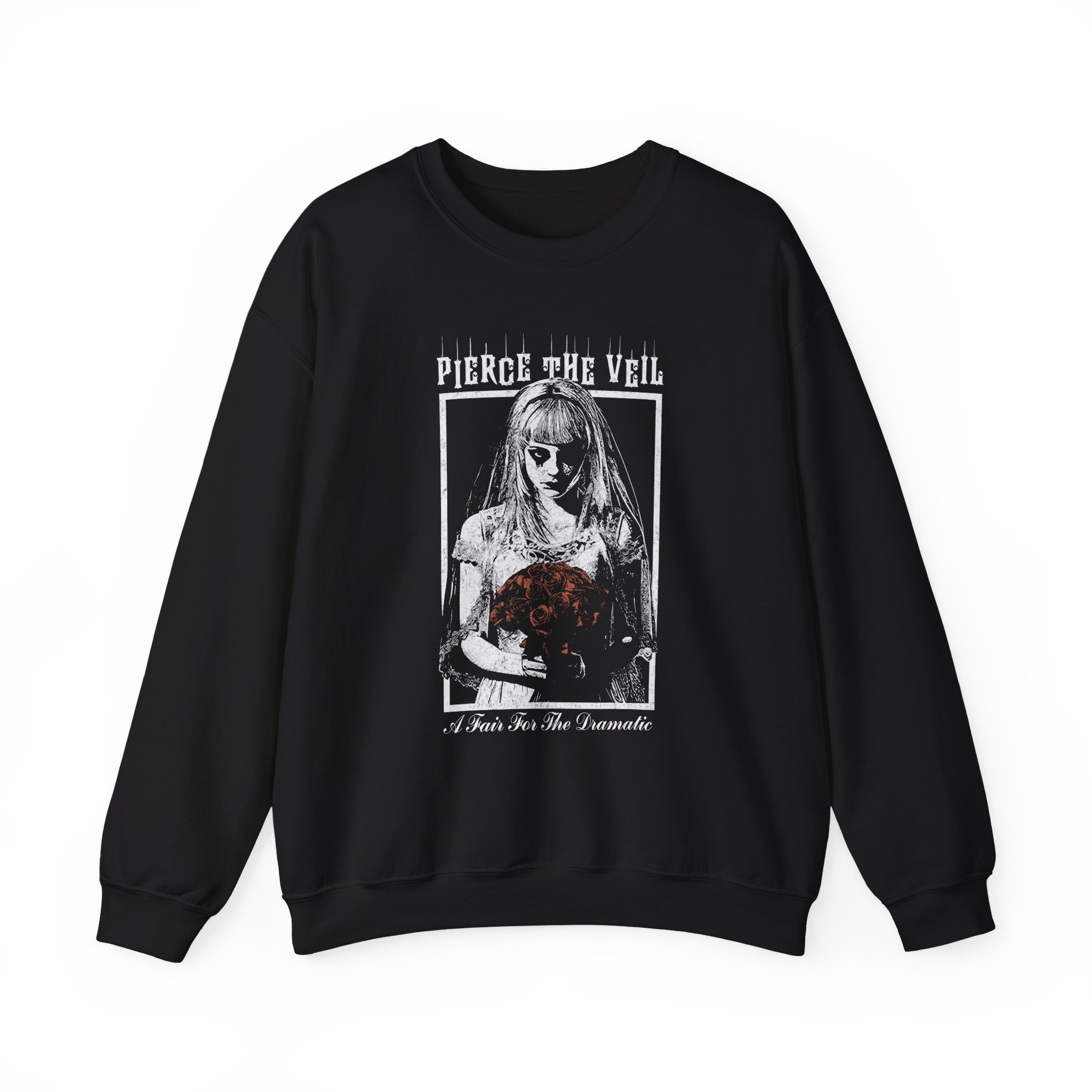 Pierce the Veil a Flair for the Dramatic Bride Unisex Heavy Blendâ„¢ Crewneck Sweatshirt