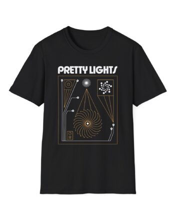 Pretty Lights Swirl Science Unisex Softstyle T-Shirt