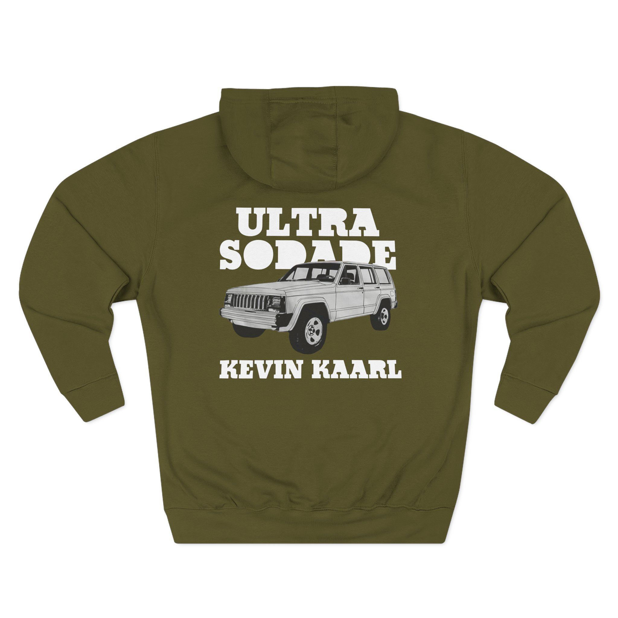 Kevin Kaarl Ultra Sodade Three-Panel Fleece Hoodie