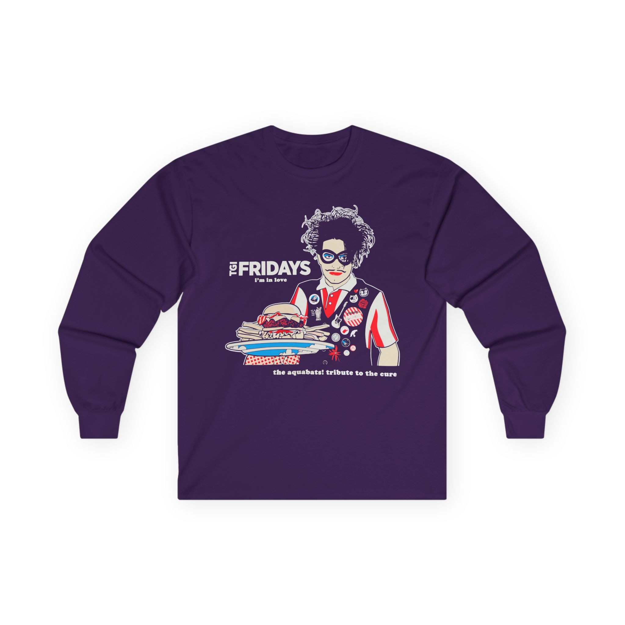 The Aquabats TGI Fridays I'm In Love Tribute To The Cure Unisex Ultra Cotton Long Sleeve Tee