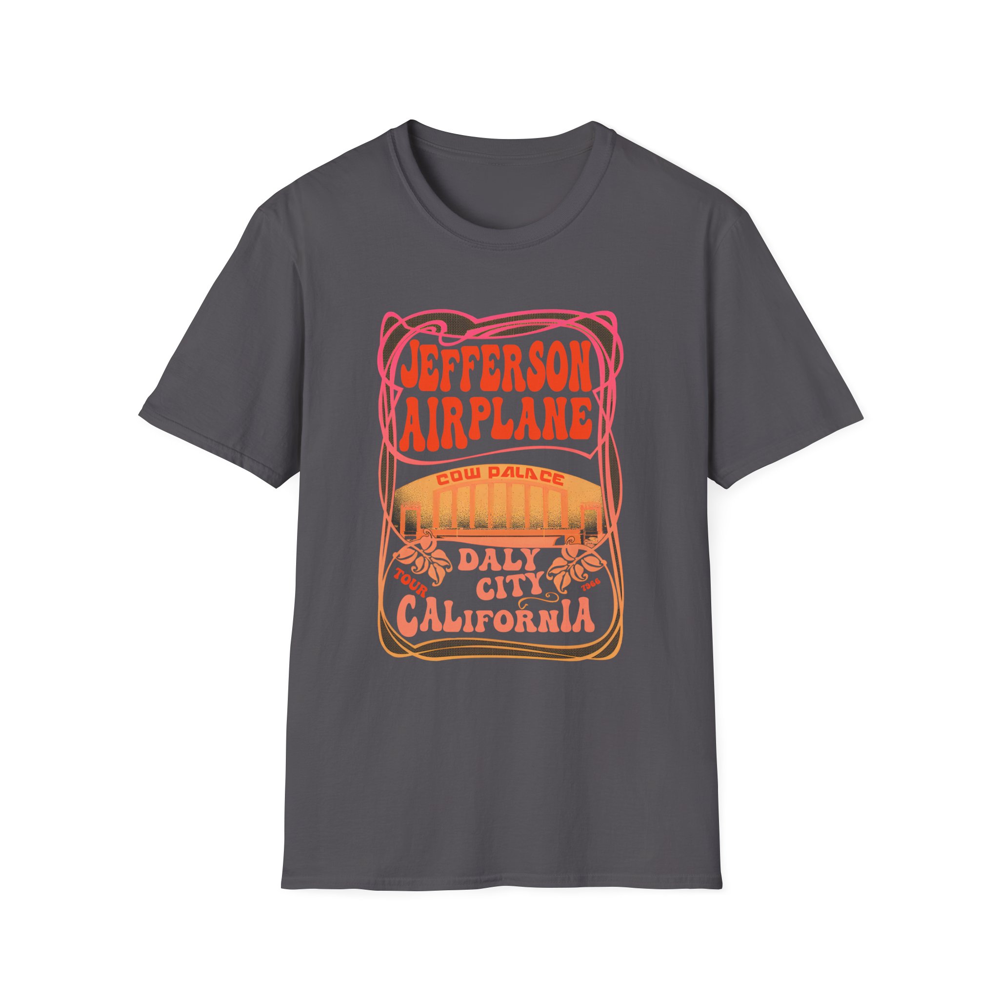 Jefferson Airplane Daly City Tour Unisex Softstyle T-Shirt