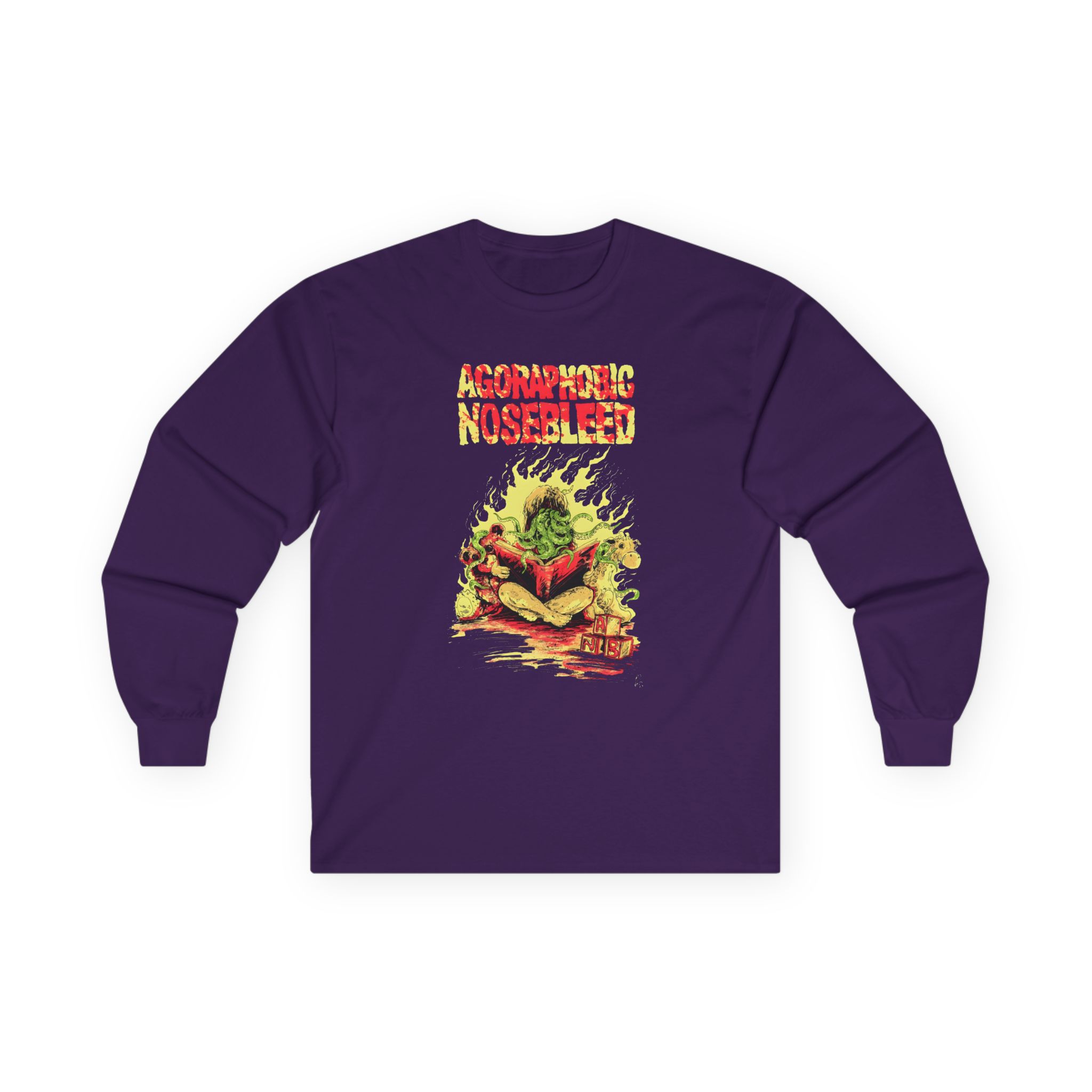 Agoraphobic Nosebleed Octo Book Unisex Ultra Cotton Long Sleeve Tee