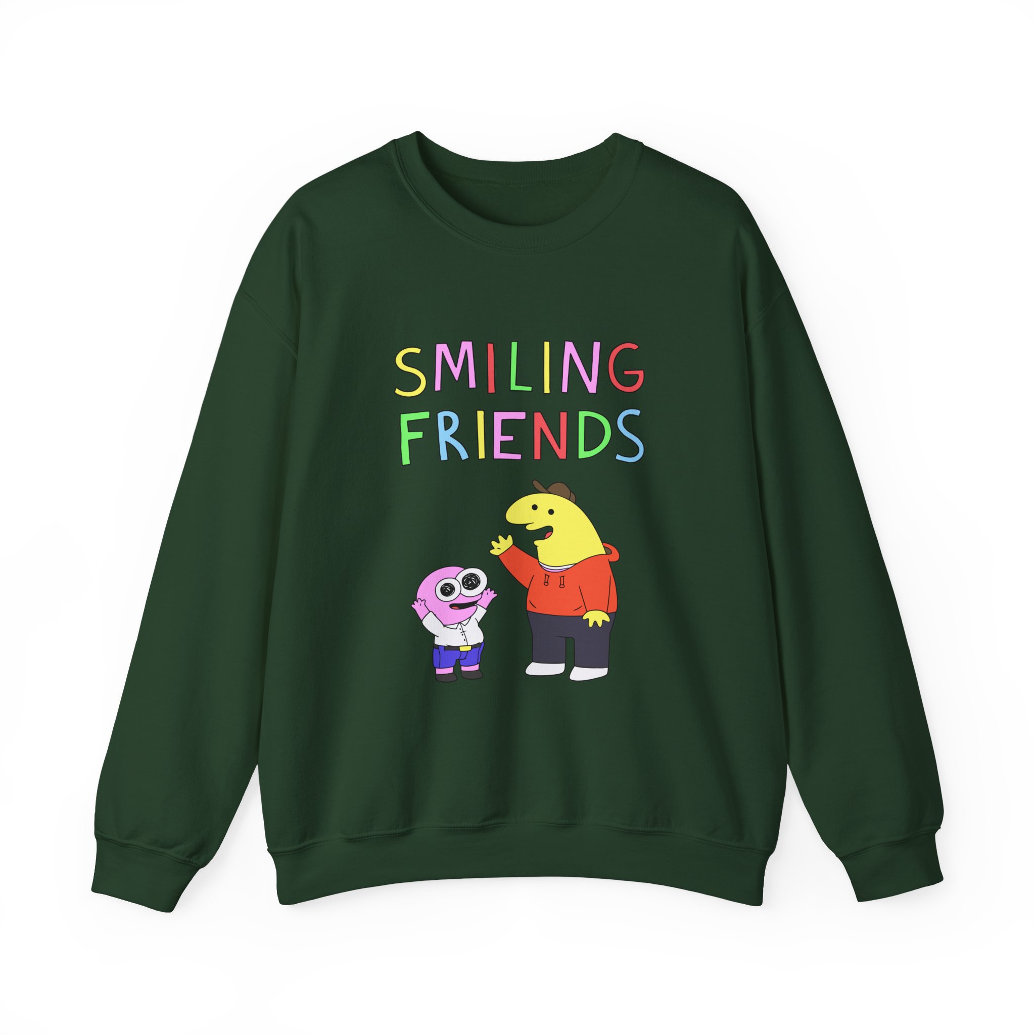Smiling Friends Charlie Pim Allan Glep Unisex Heavy Blend Crewneck Sweatshirt