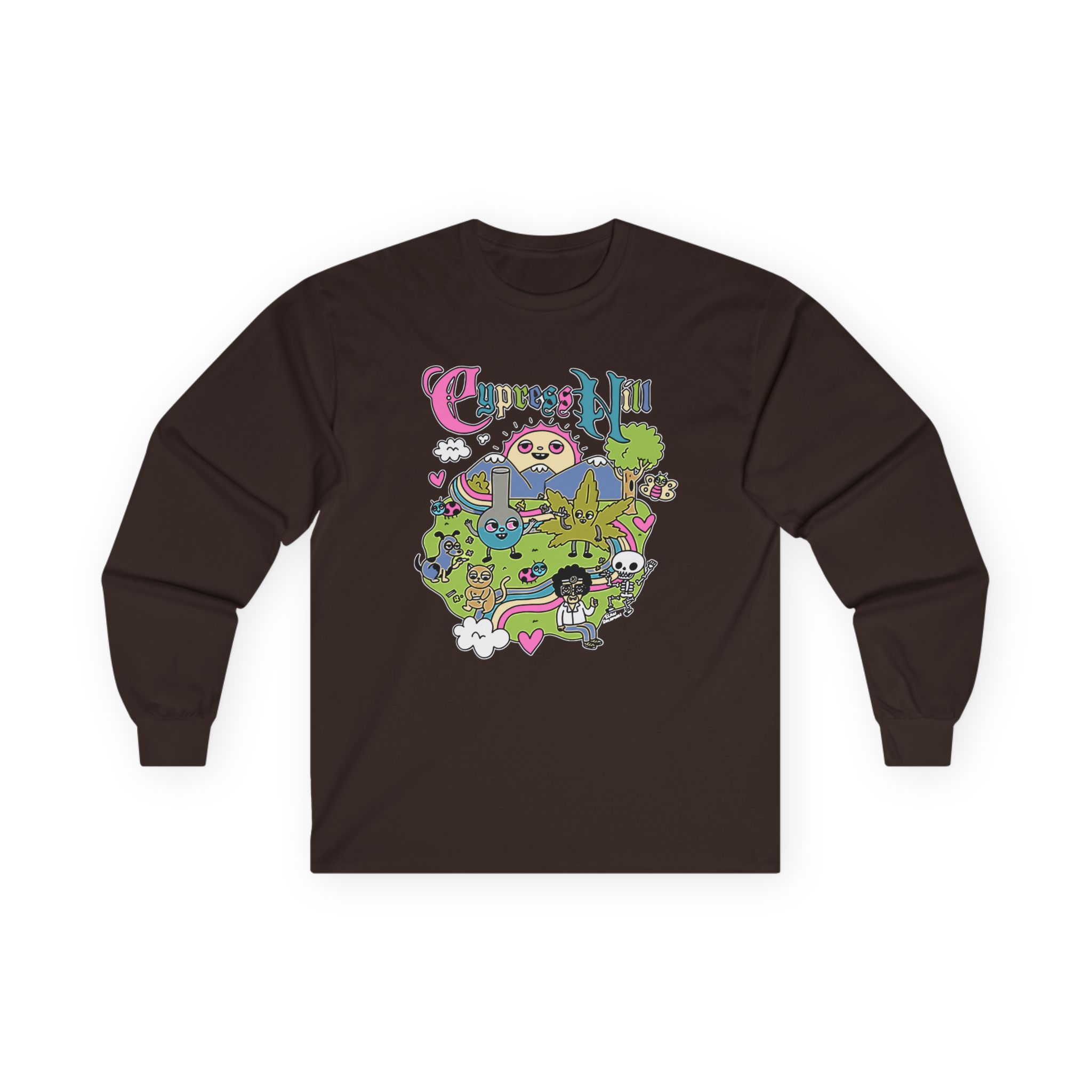 Cypress Hill Happy Time by Sean Solomon Unisex Ultra Cotton Long Sleeve Tee