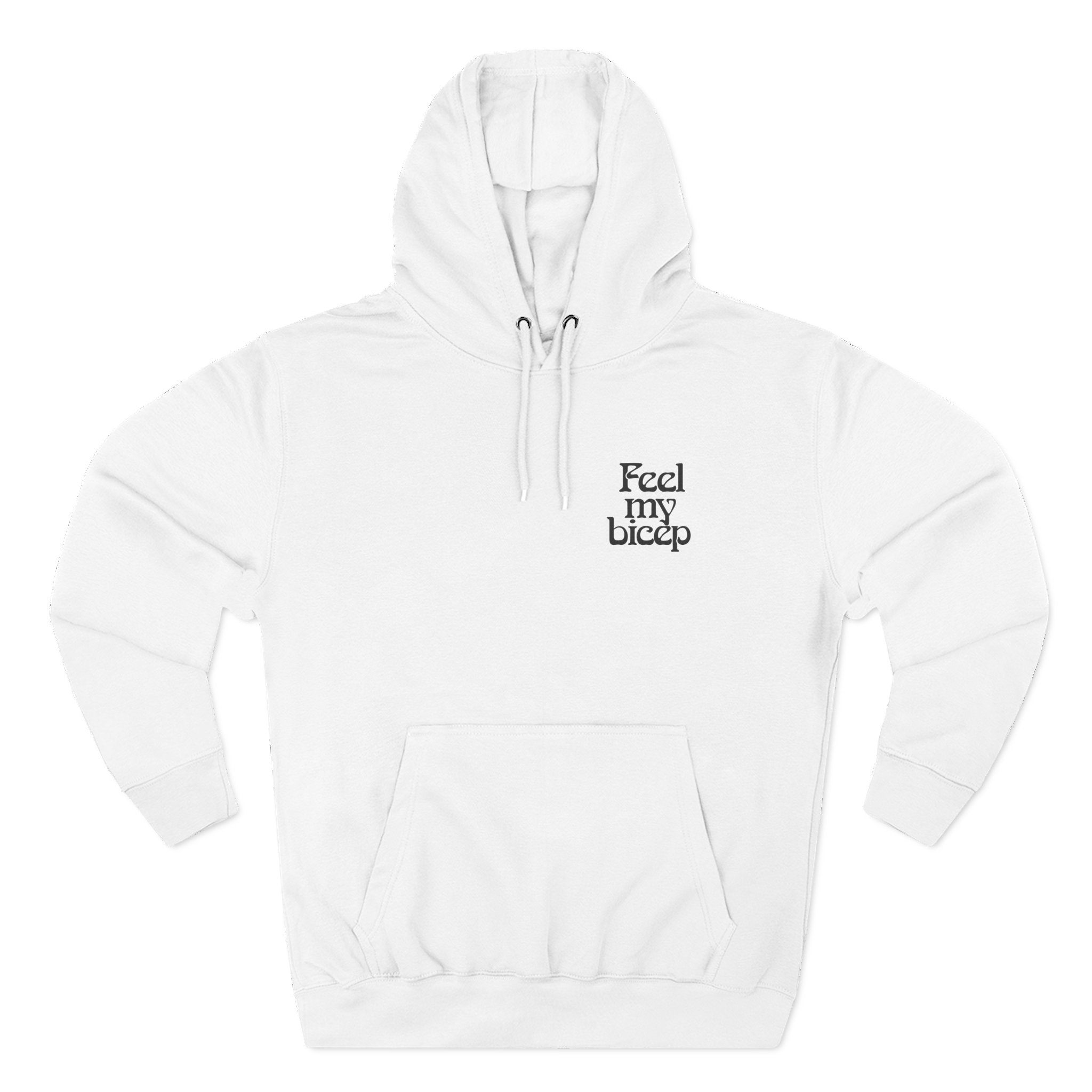 Bicep Feel My Three-Panel Fleece Hoodie