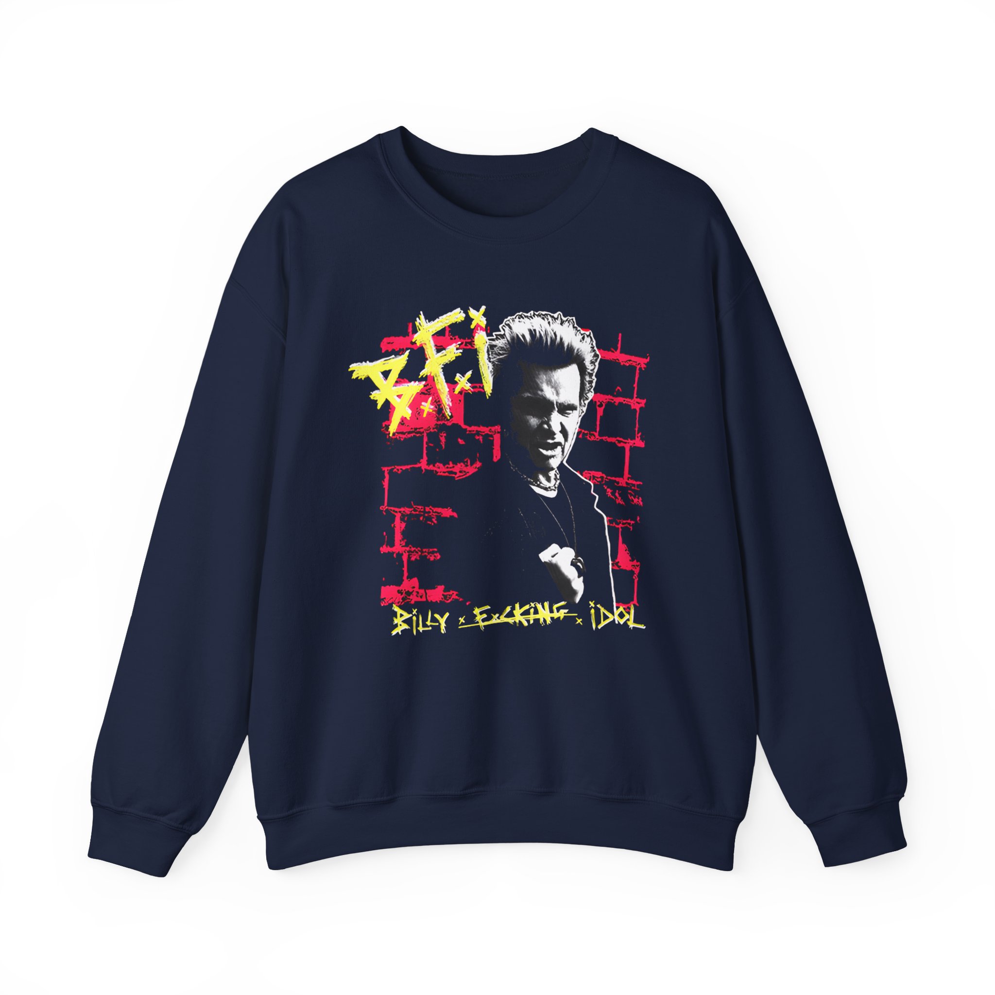 Billy Idol BFI Brick Unisex Heavy Blendâ„¢ Crewneck Sweatshirt